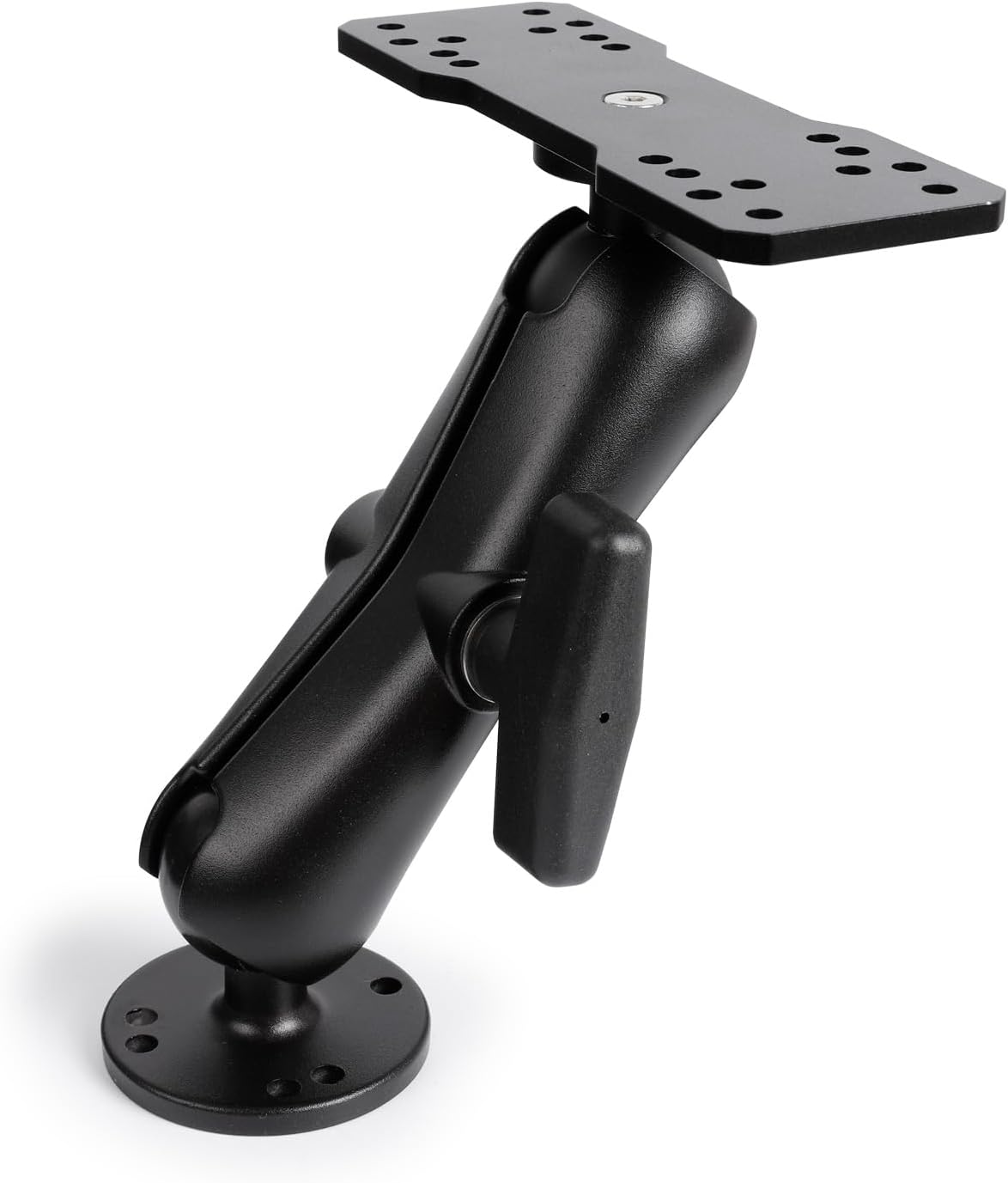 FPN (7.6inch) Universal Mounting Bracket - Extended Aluminum Alloy Arm with Spherical & Rectangular Plate, Circular