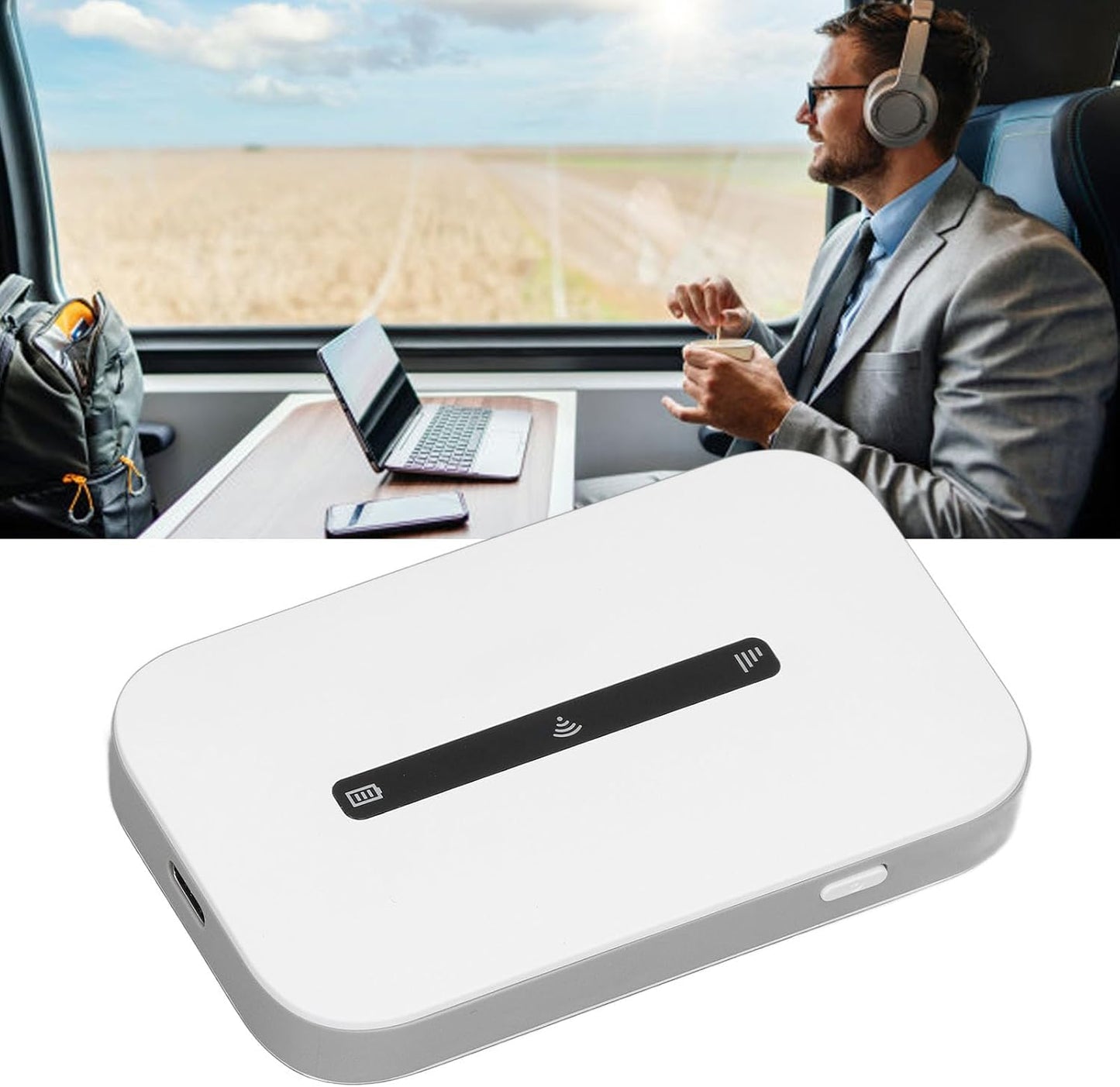 Yoidesu 10 3000mAh Mobile Hotspots, Portable Travel Router Supports Users at The Same Time, Large Battery, Pocket