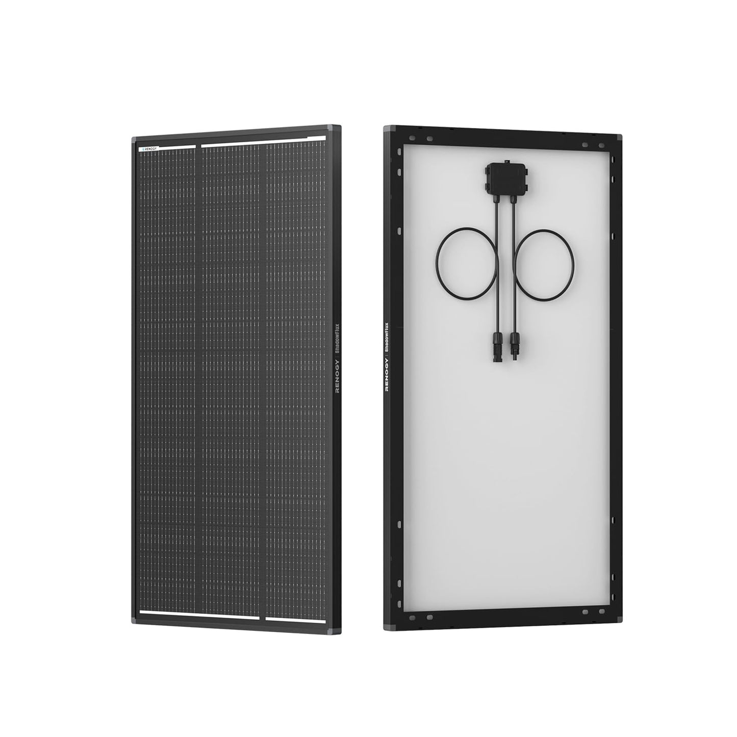 Renogy ShadowFlux Solar Panels, N-Type Anti-Shading Panels for 12V/24V Systems with 25% High-Efficiency PV Modules, 120W ShadowFlux N-Type Panel