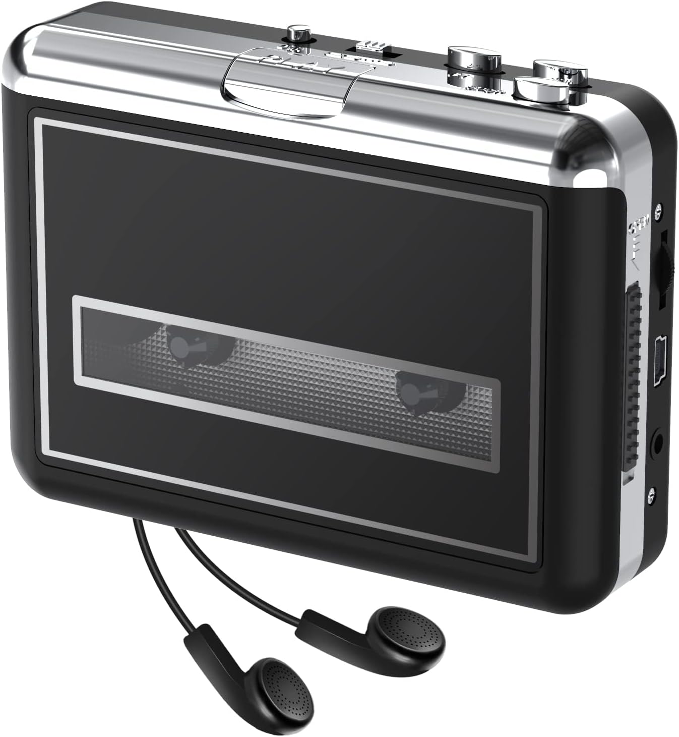 Cassette Cassette MP3 Player - Compact Tape Player Portable Recorder with Earphone-Convert Audio Music to Digital