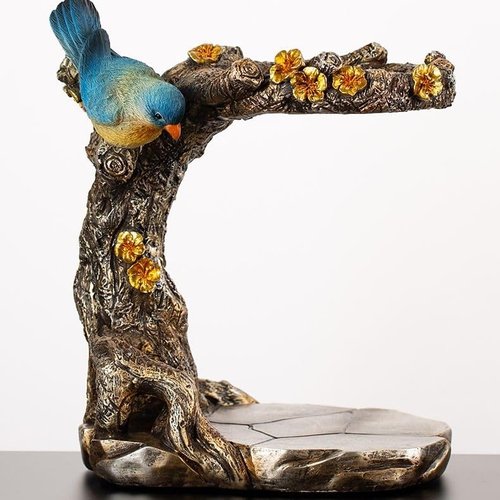 Fire Kirin Glass Teapot Set Animal Bird Design Semi-automatic Drip Rotating Bowl with Infuser Lazy Kungfu Tea Pot Set (teapot)