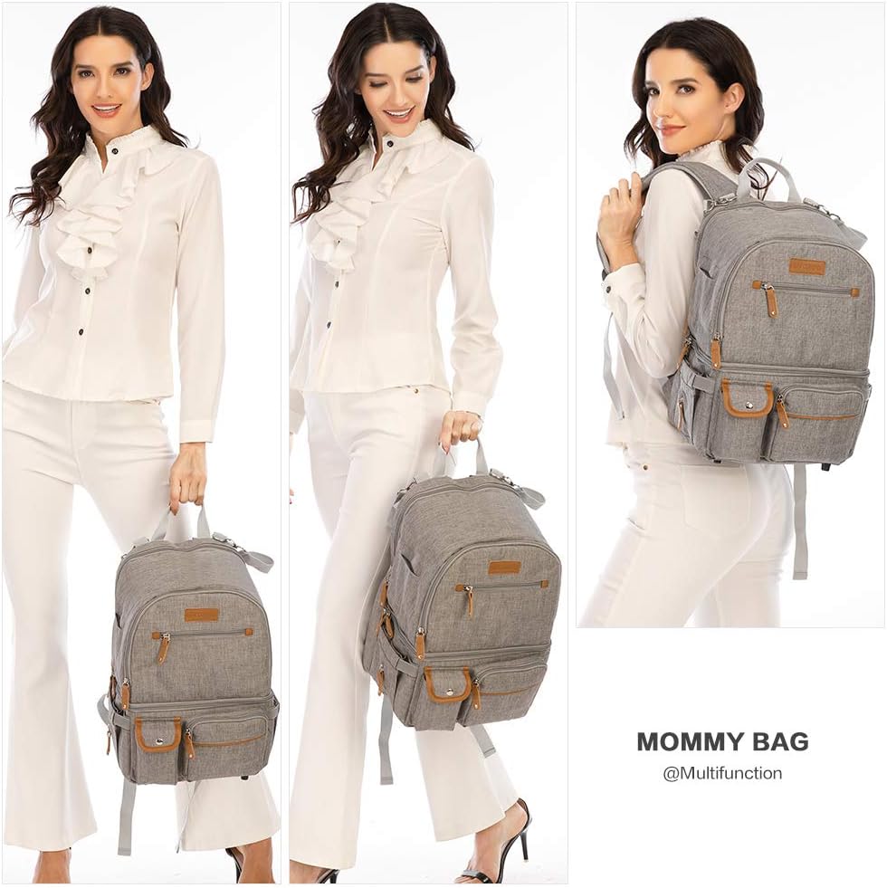 Backpack Backpack 13 Inch MOMIGO Breast Pump - Cooler and Moistureproof Bag Double Layer for Mother Outdoor Working
