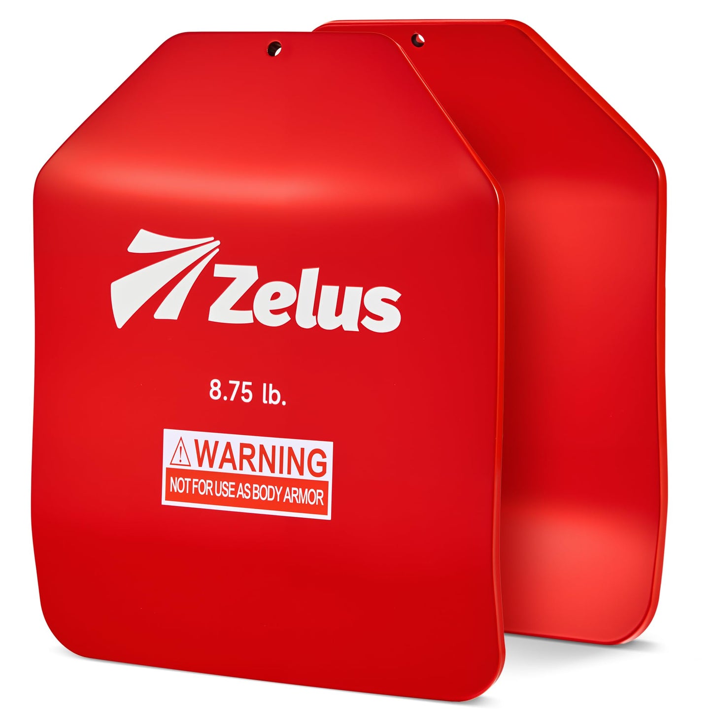 ZELUS Curved Weighted Vest Plates for Workout, 8.75LB Pairs Steel Weight Plates for Tactical Weight Vest, Ergonomic Training Plates for Running, CrossFit & Strength Training