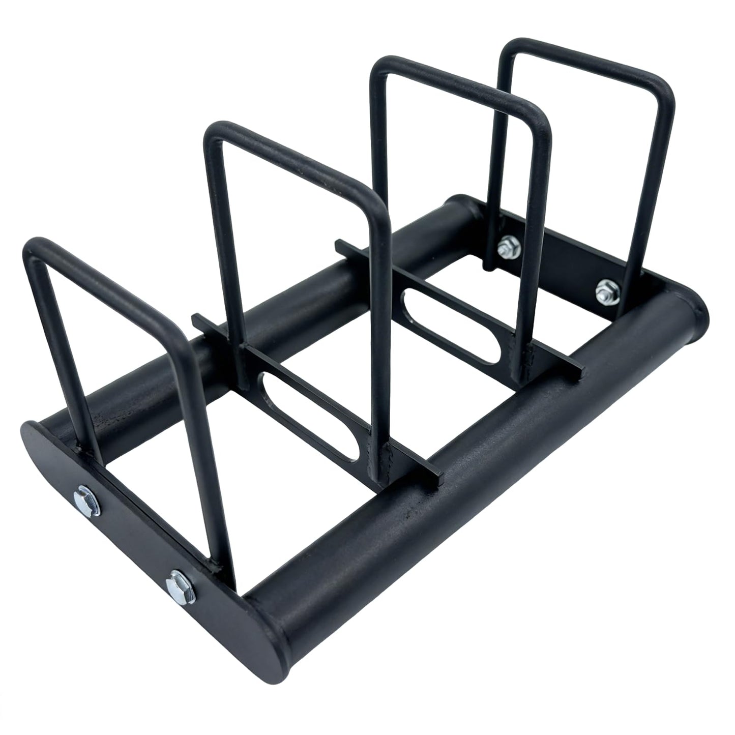 AHTAPFON Weight Plate Rack for Use Singly or Combine Multiple Units,Weights Rack Holder for Plates Up to 600 lbs,Bumper Plate Storage Rack for Easy to Replace Olympic Weight Plates in Home Gym