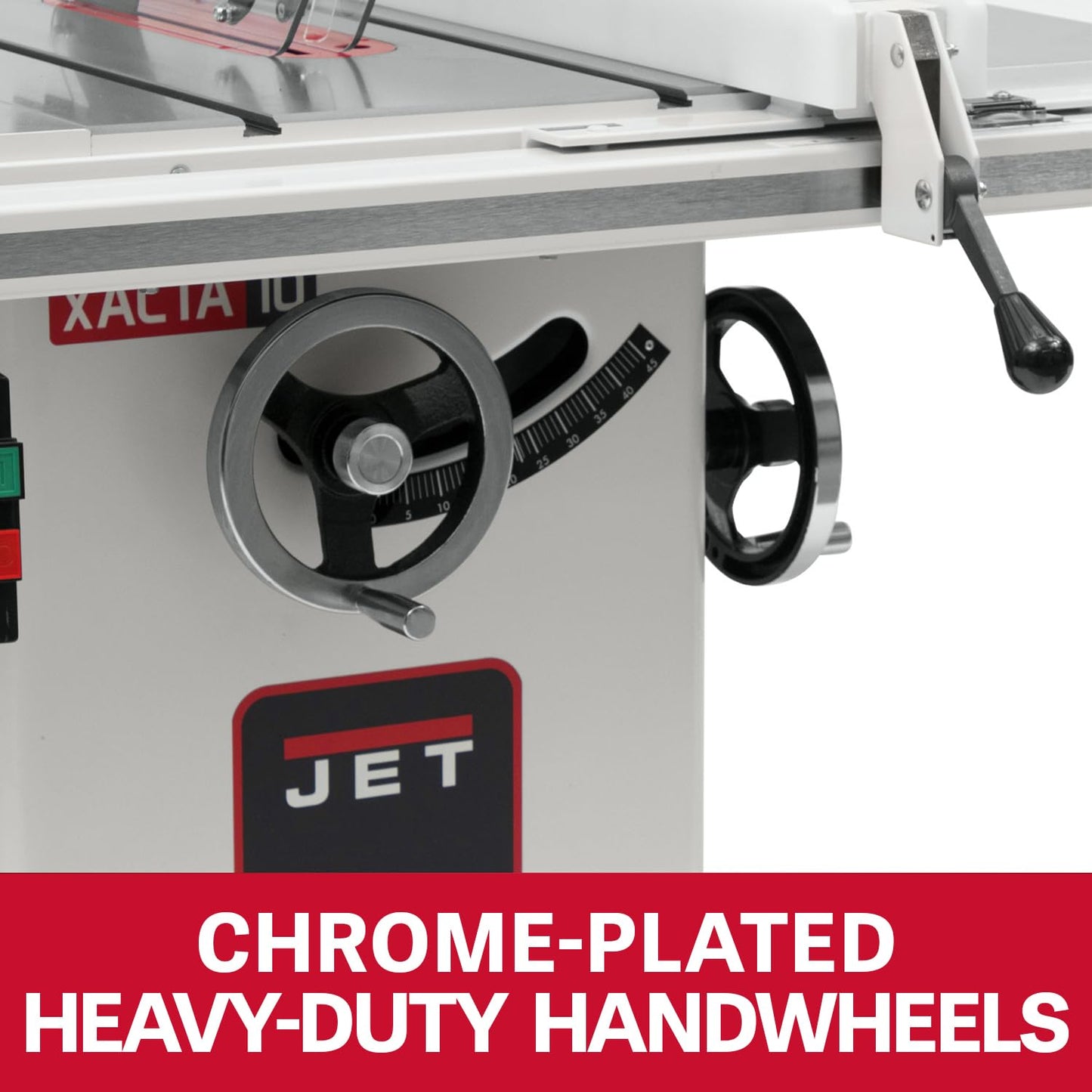 JET 10-Inch Deluxe XACTA Table Saw, 50-Inch Rip, 3 HP, 230V 1Ph (JTAS-10XL50-1DX)