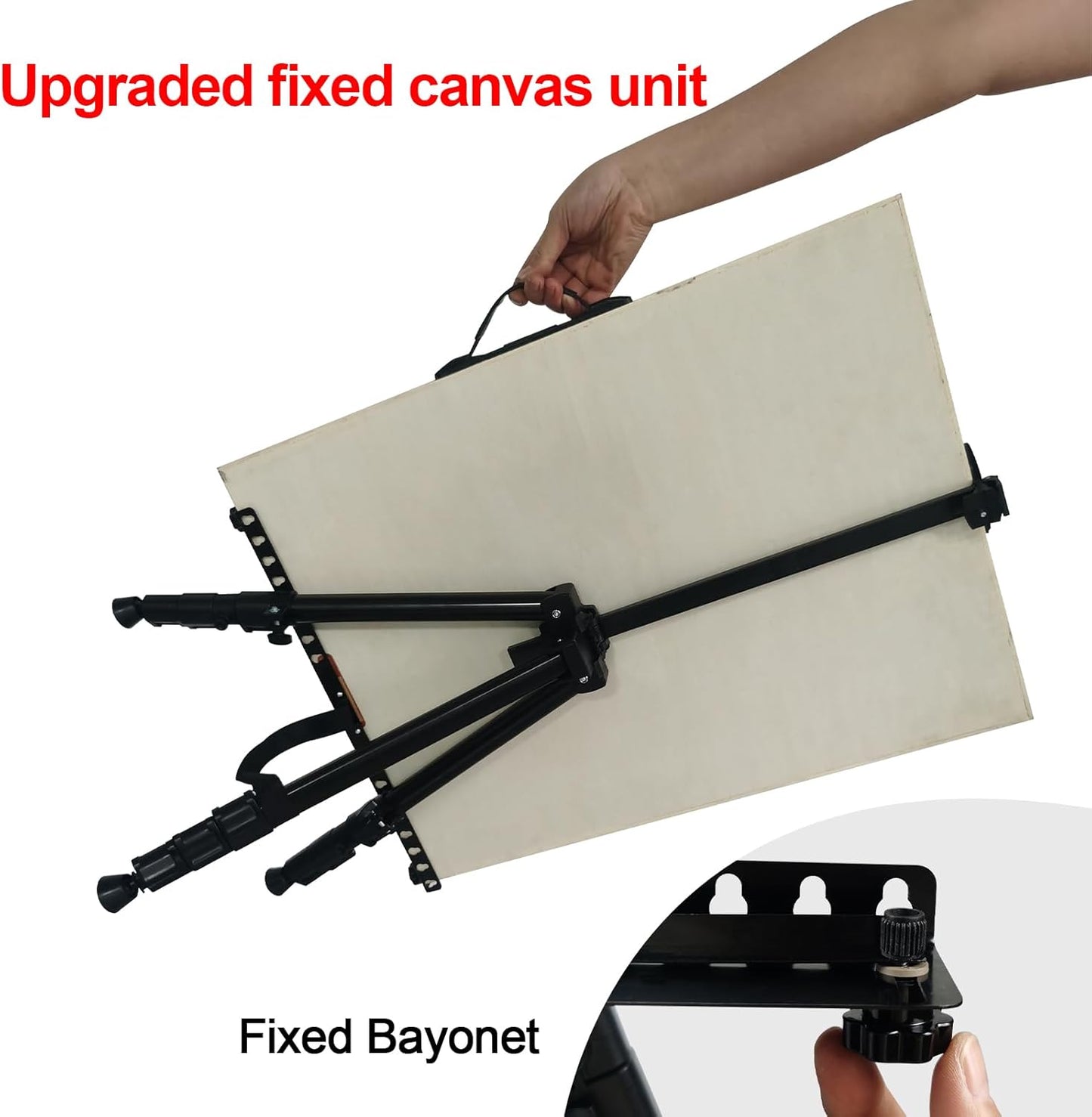 Skiennix Adjustable Art Easel - 66 Inch Folding Aluminum Stand for Painting & Display | Portable Heavy-Duty Design