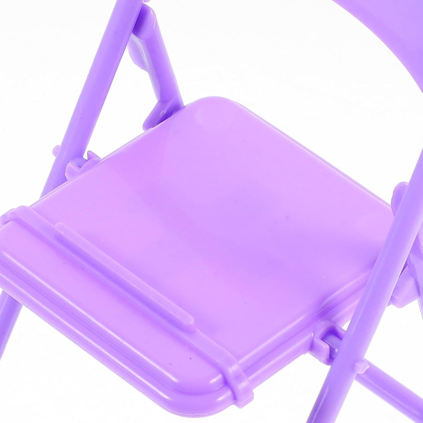 Beaupretty 10 Pack Creative Purple Foldable Chair-Shaped Phone Stands - for Home & Office
