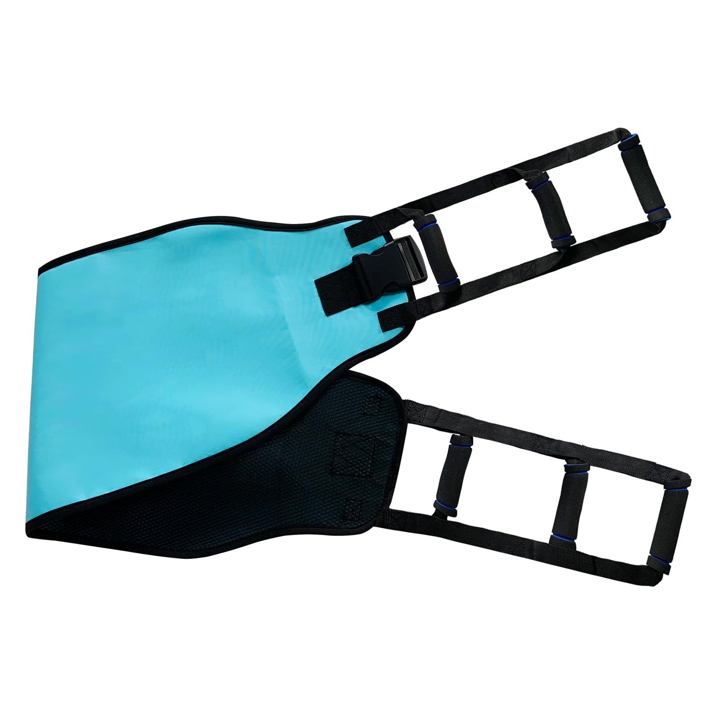 KkaFFe Transfer Sling for Elderly, Padded Assist Gait Belt, Heavy Duty Patient Lift with Straps, Mobility Standing and Lifting Aid for Elderly, Injured, Disabled - Safely Move from Wheelchair and Bed