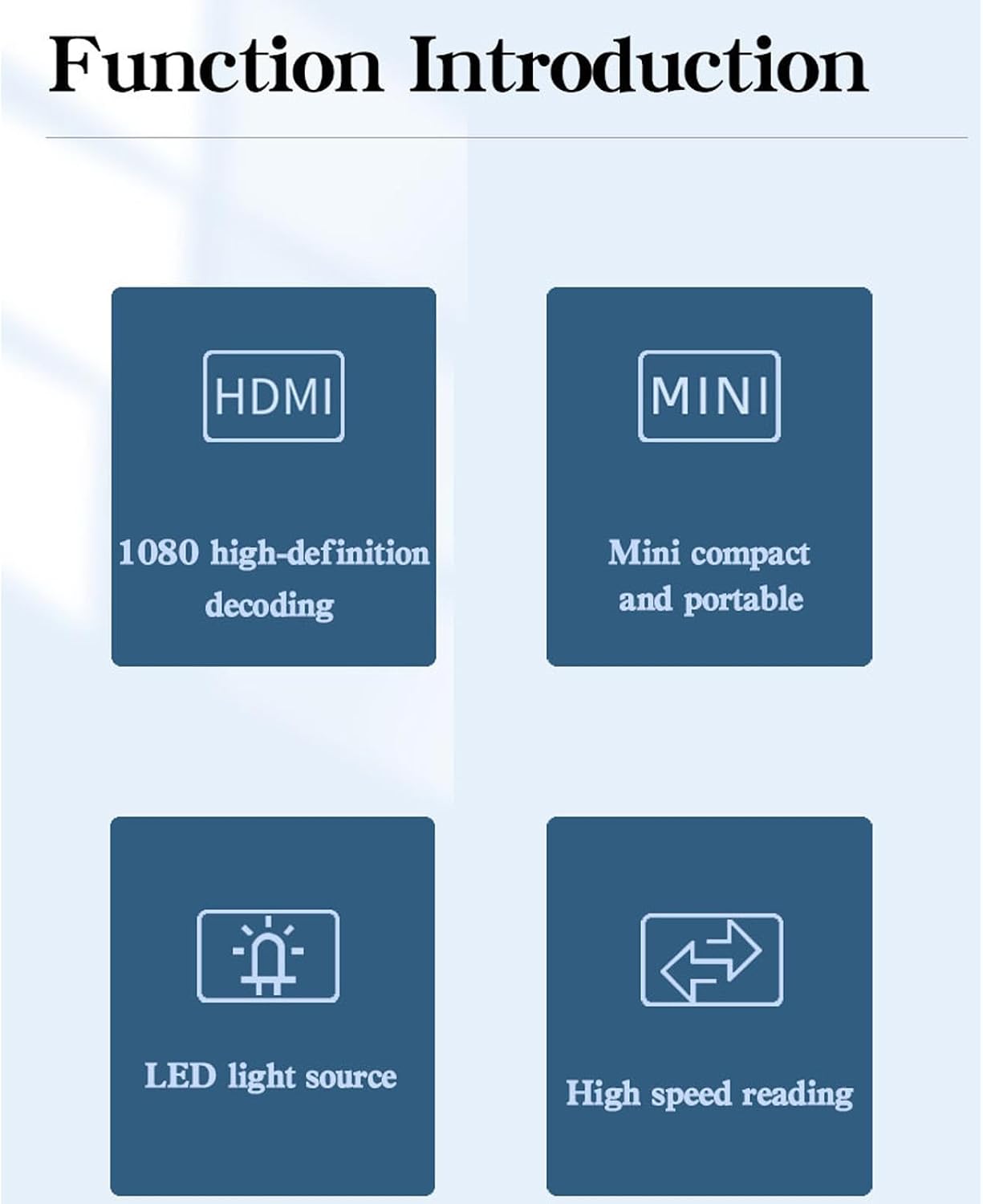 CENGNIAN 1080P Mini Projector, Full HD Video Projector, Portable Movie Projector, Home Theater Movie Phone Projector