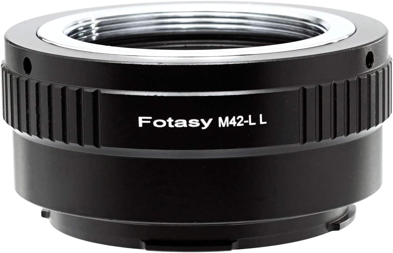 Fotasy M42 42mm S1 S1H S1R S4 S5 SL2 TL2 Adjustable Lens to L Mount Adapter, Screw Mount Lens S Adapter, Compatible