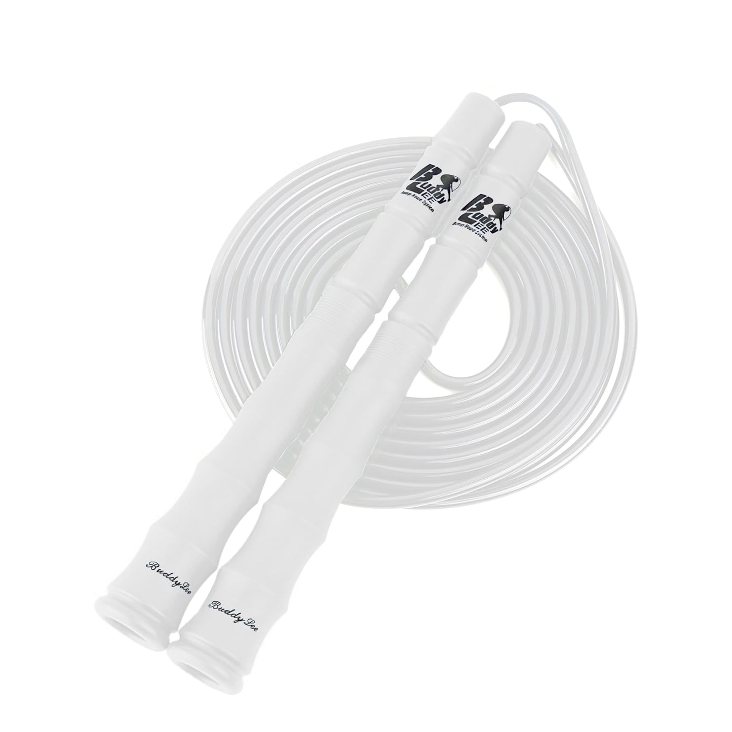 Buddy Lee New Versa Trainer Jump Rope – White – Adjustable Speed Rope for Fitness, Cardio & Training – Lightweight, Durable & Ergonomic Handles