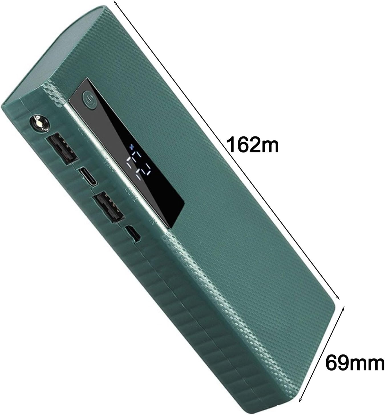 Minhe 5V 2 1A 5 21700 Power Bank Case With USB Port Output Supporting X Flat Head Batteries For DIY Battery Holder