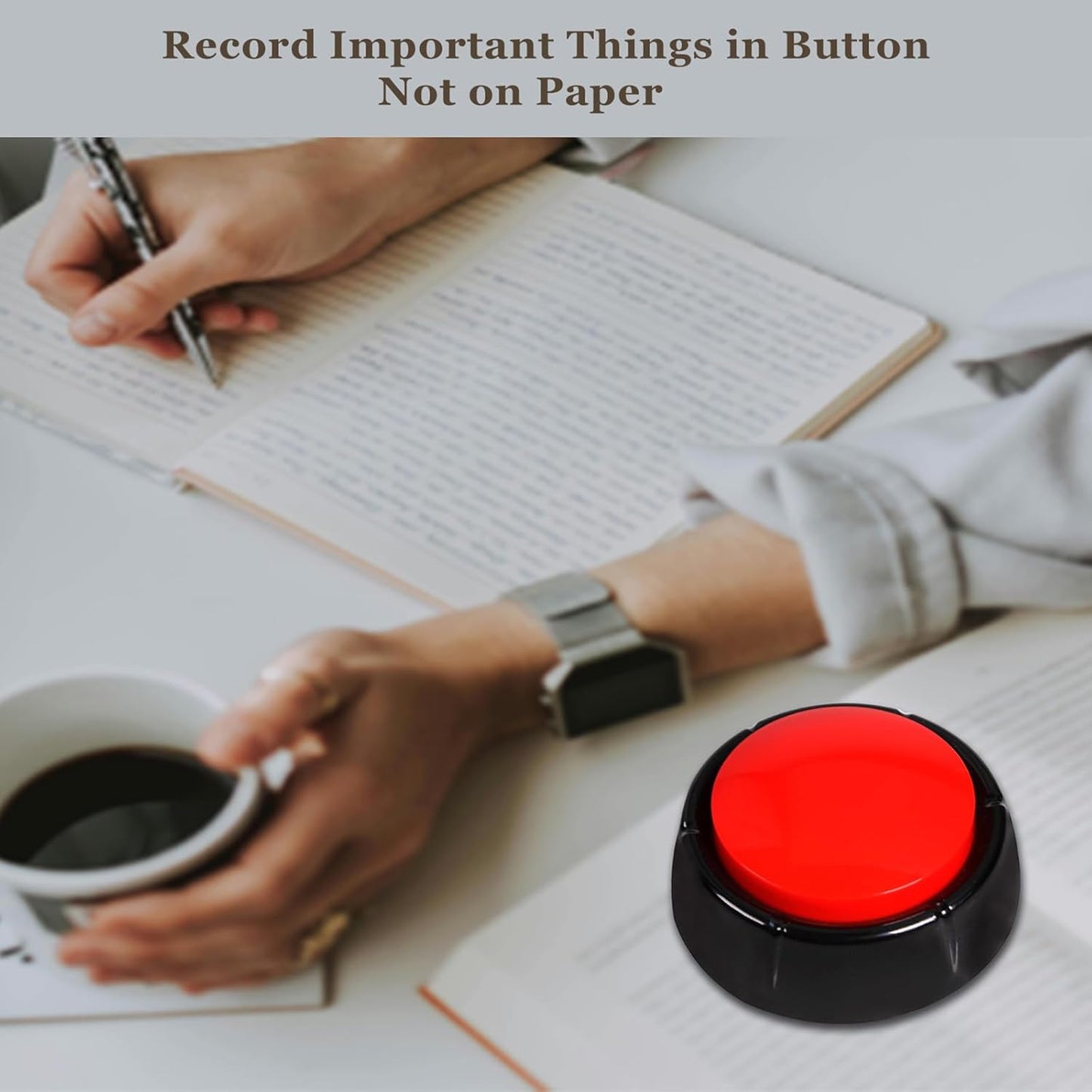 Wariolle 30 Recording Buttons Recordable Button Second Voice Record Button Dog Buttons Talk for Pet Training Games