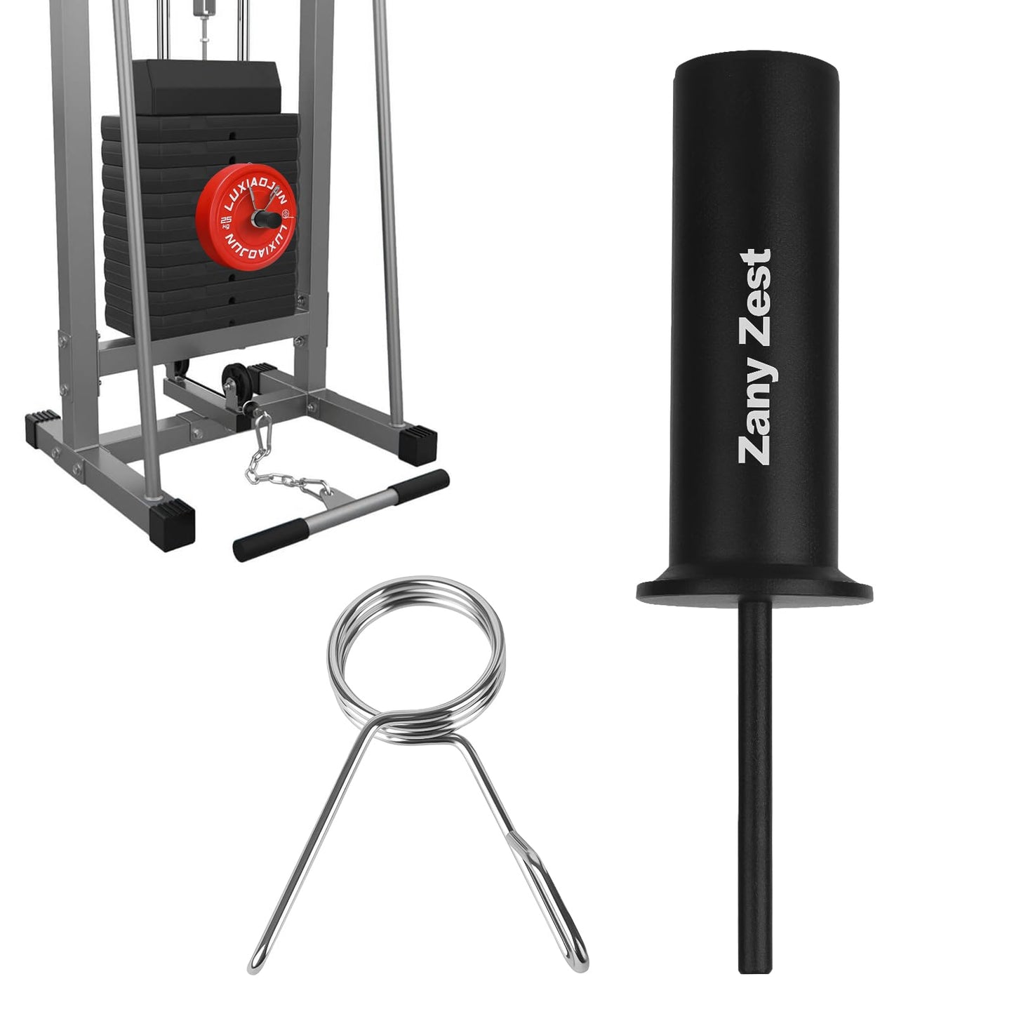 Reinforced Weight Stack Pin - Maximum additional Load Capacity of 60kg/132lbs - Load Extra Olympic Weight for Strength Training Weight Lifting in Gym Cable Machine & Home Gym(Dia:10mm Length:110mm)