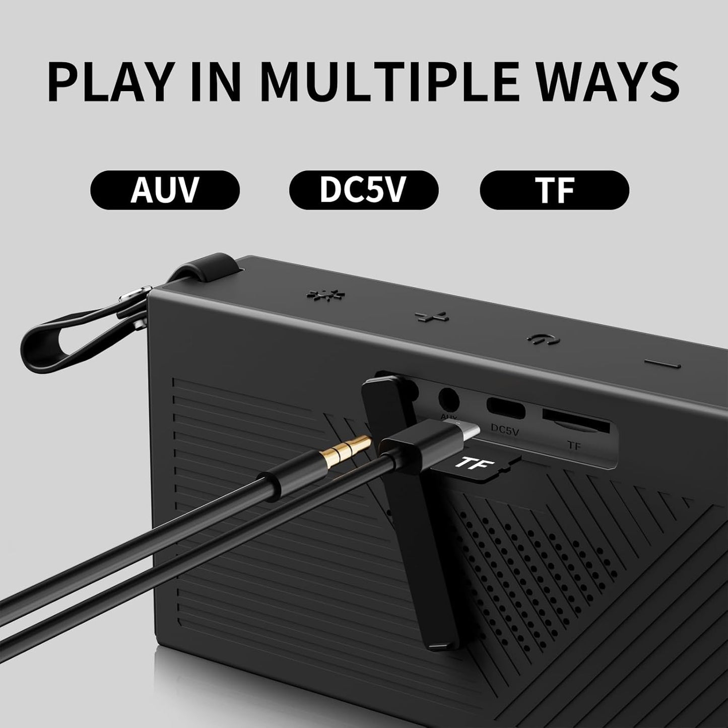 HDTABLET IPX5 Bluetooth5.3, Bluetooth Speaker, Portable Wireless Bluetooth Speakers with HD Sound, Waterproof Speaker