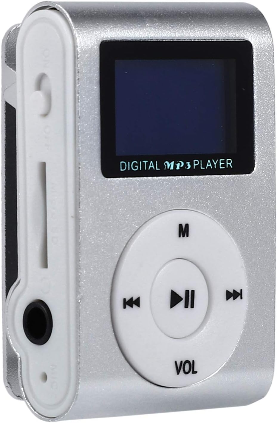 Lizusidtsy MP3 32GB 091649 Mini USB Clip Player Video Screen Support Micro-SD TF Card