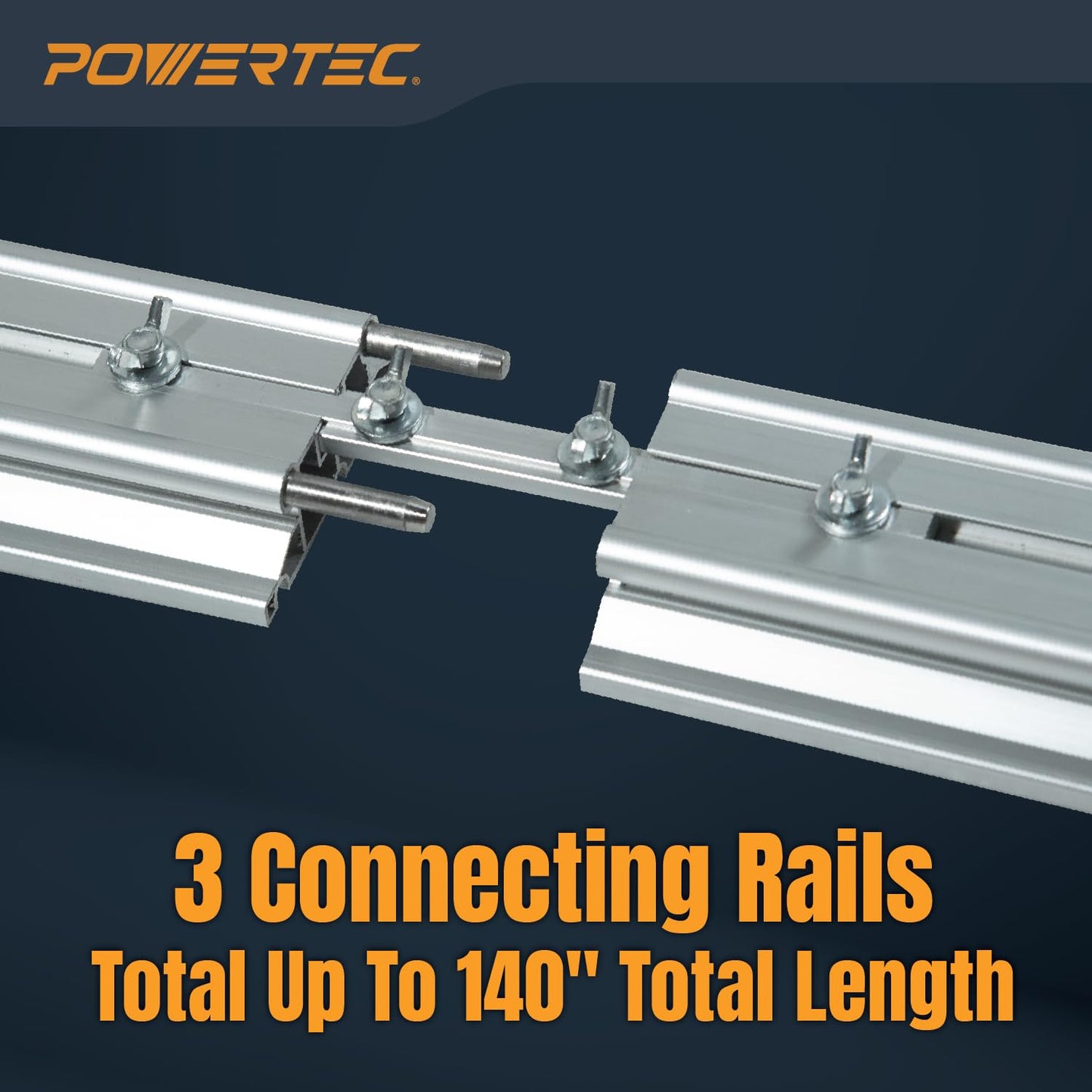POWERTEC PRO Large Format Tile Cutter for Slabs Up To 140" - Manual Tile Cutting Machine for Ceramic, Porcelain & Gauged Porcelain Panels (71982)