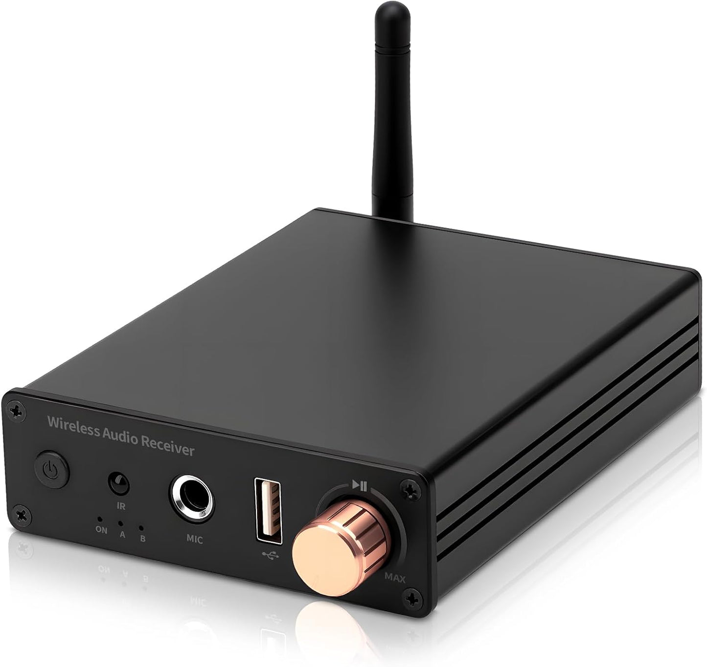 Ransanx M6R 6.0 Bluetooth Receiver Audio Receivers Support Microphone Singing U Disk Playback Infrared Remote Control