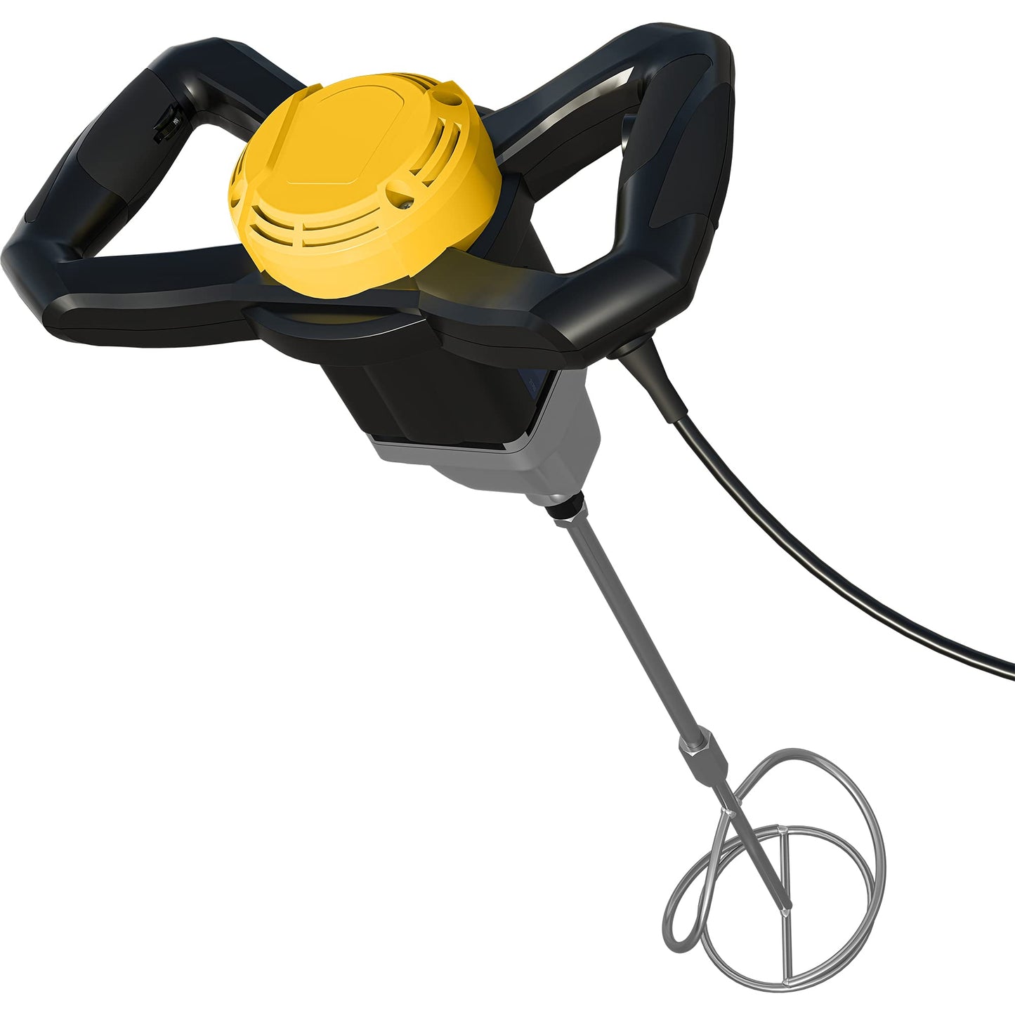 QEP 21700 120-Volt 2 Speed Power Mixer with Mixing Paddle for Thinset Grout and Mortar, Silver