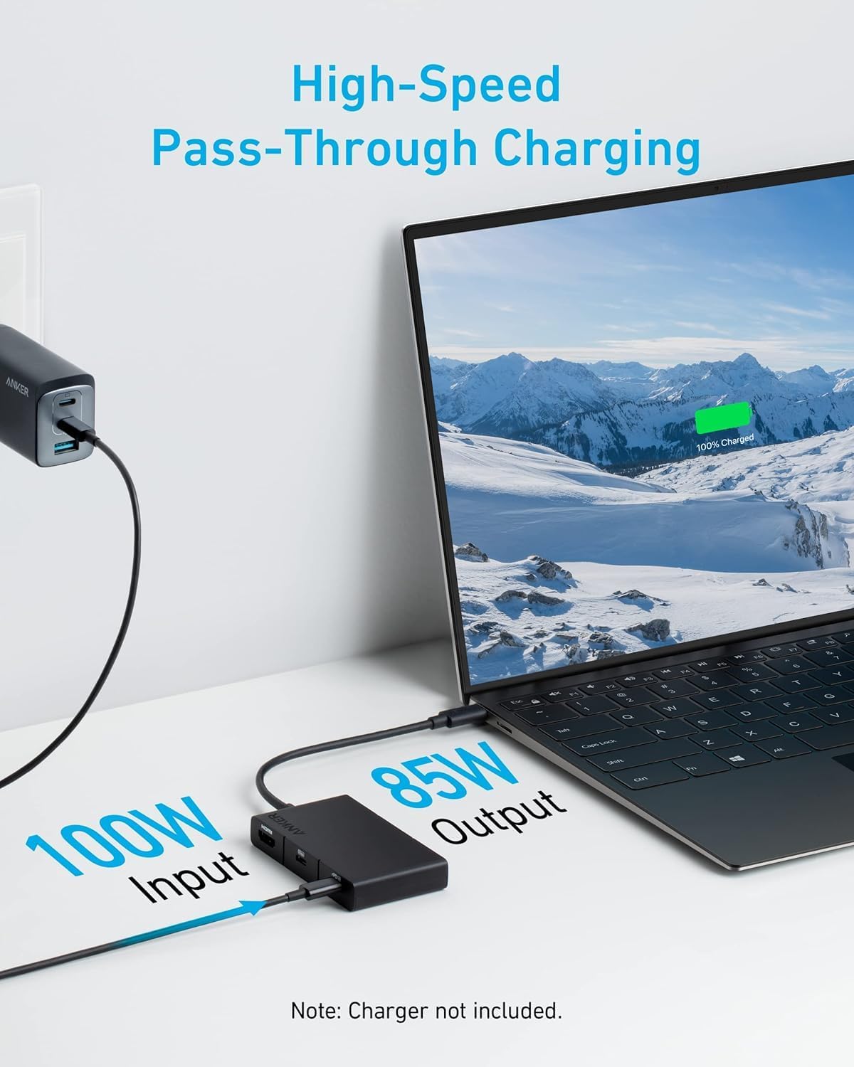 Anker 332 (5-in-1, 4K 4K 2 3.0 USB C Hub HDMI) Adapter Expand USB-C Laptop with HDMI, USB-A Ports, SD/TF Card Readers