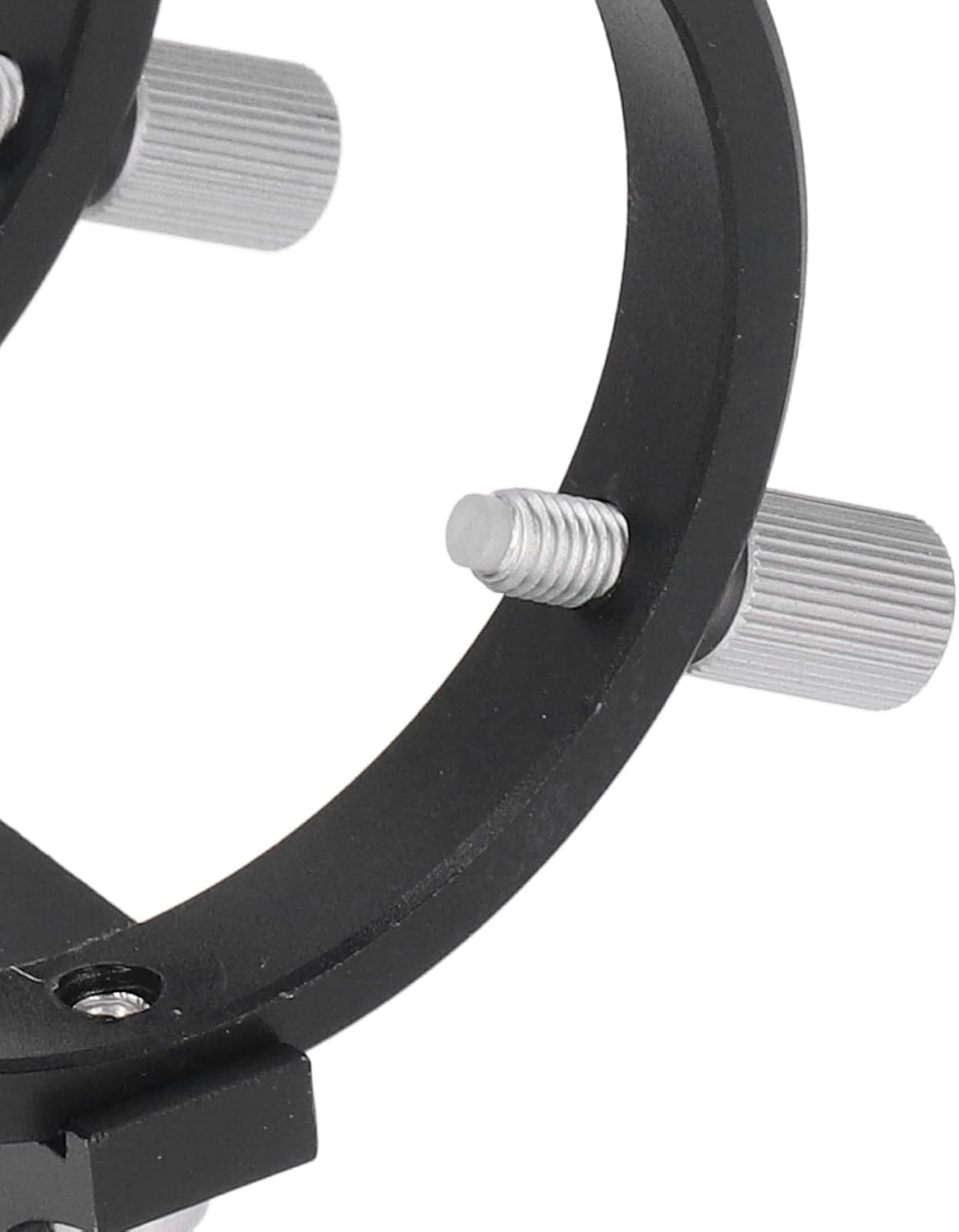 1/4 Inch Telescope Finder Scope Mount, Adjustable Bracket with Fixing Ring and Screw for Astronomical Telescopes