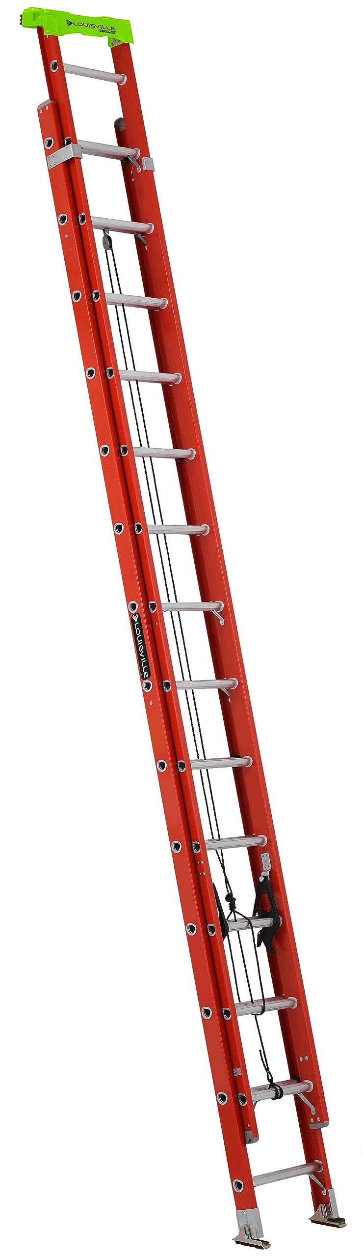 Louisville Ladder 20-foot Fiberglass Extension Ladder, 300-Pound Load Capacity, Type IA, L-3022-28PT