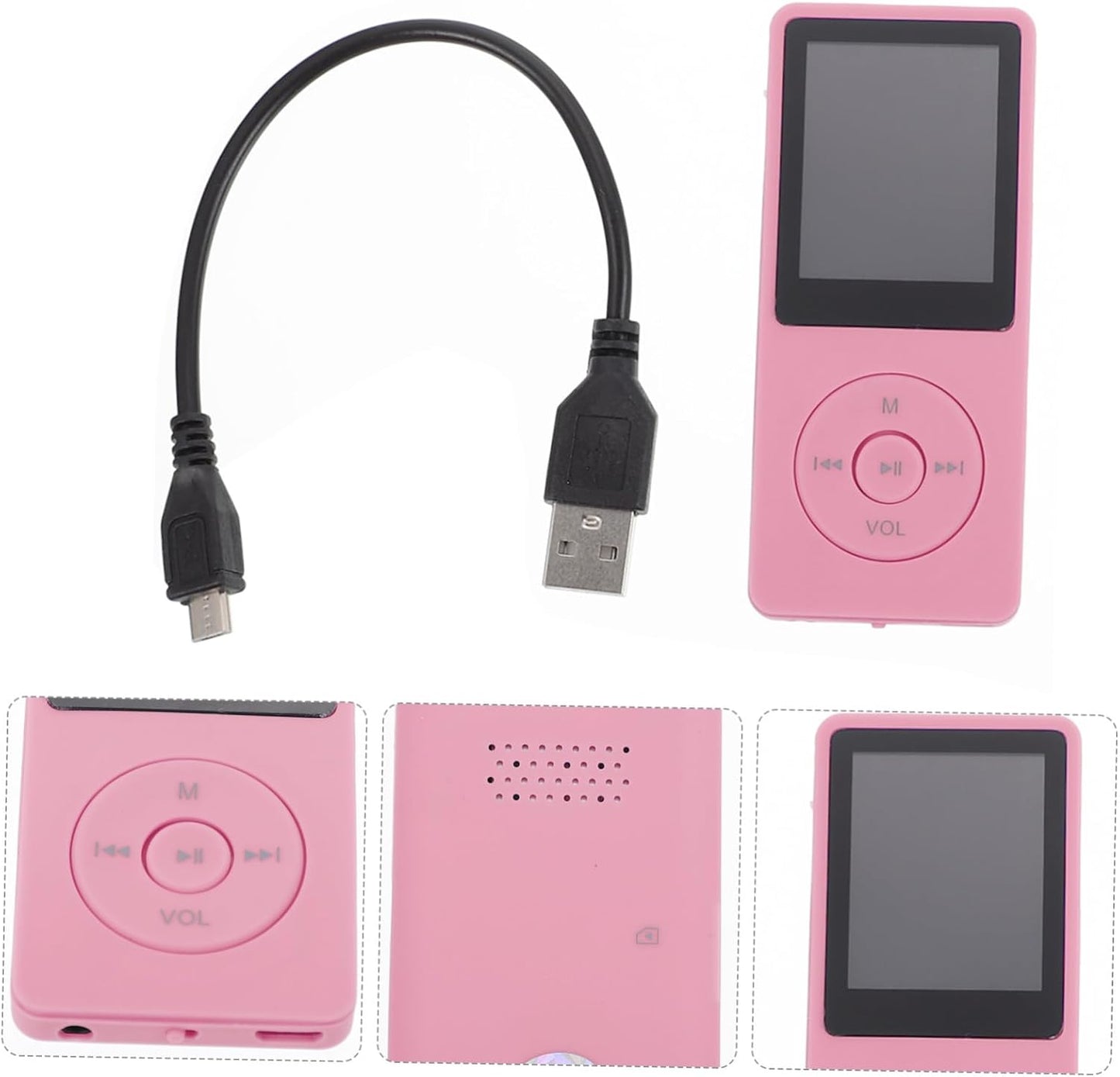 CAXUSD Lossless Sound Music Player Portable Media Player with Classic Buttons Lightweight for Seniors Supports Amv