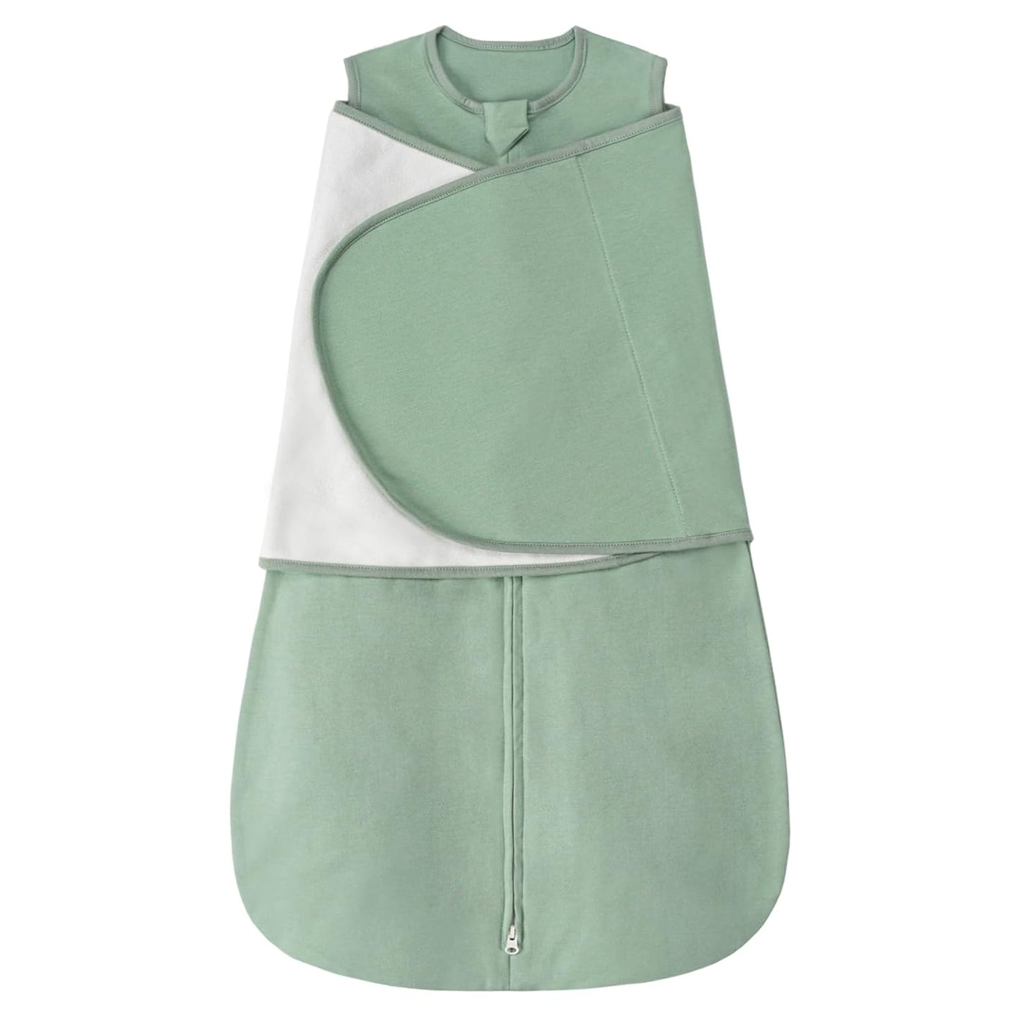 ZIGJOY Baby Sleep Sack Swaddle - 100% Cotton Wearable Blanket for Newborns 0-6 Months | Green