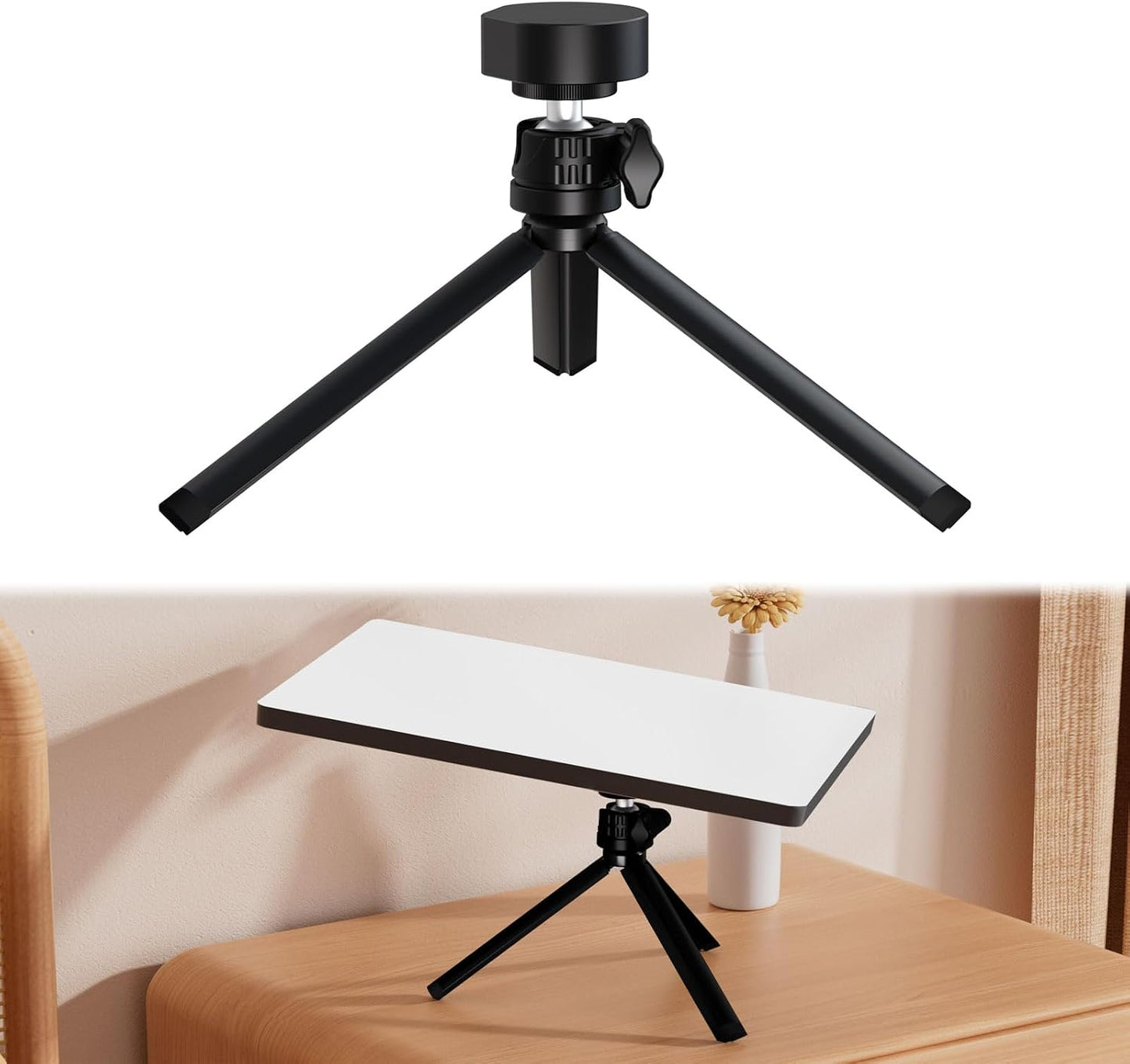 FIUTY for Starlink Mini Tripod Stand with Ball Head and Pipe Adapter, Angle Adjustable Desktop Tabletop Tripod Stand