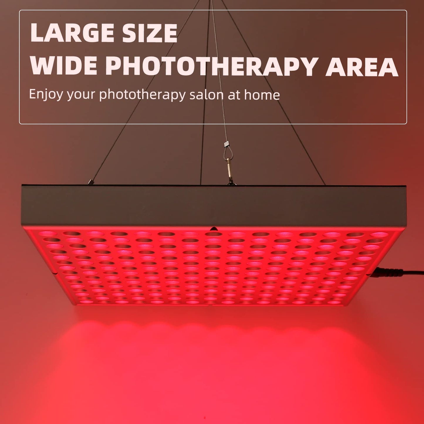 LED-Red-Light-Therapy-Device - 45W LED Panel Deep 660nm and Near-Infrared 850nm Light Combo for Skin Beauty, Pain Relief of Muscles and Joints