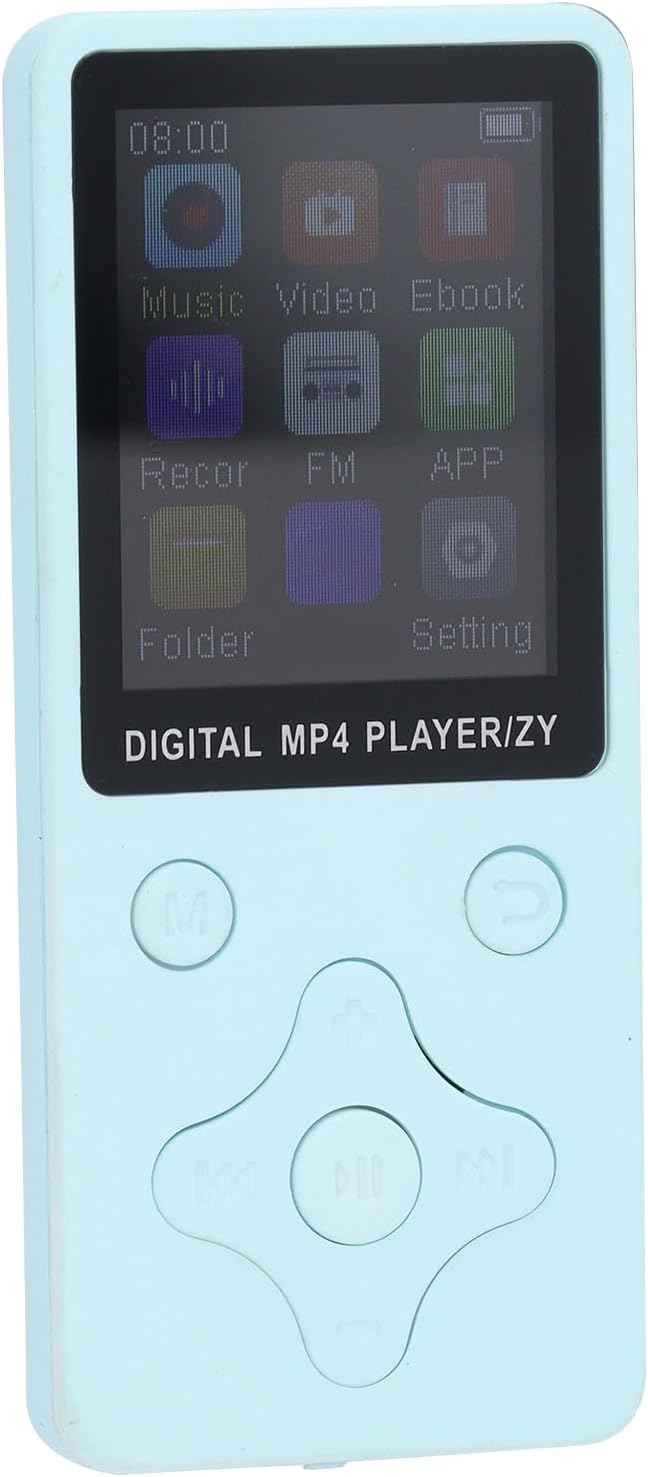 Zopsc 64GB MP3 MP3 64GB 1.8 Inch Player, HiFi Lossless Sound Portable Player with Memory, LCD Screen Bluetooth Music