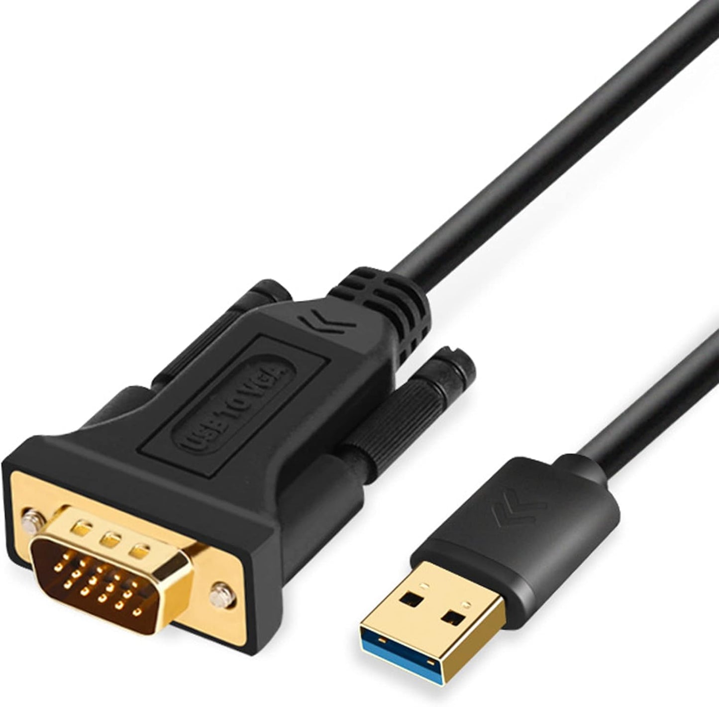 ELECABLE 3.0 10FT, 1080P USB to VGA Adapter Cable, Compatible with Mac OS, Windows, Monitor, Projector, TV, Display