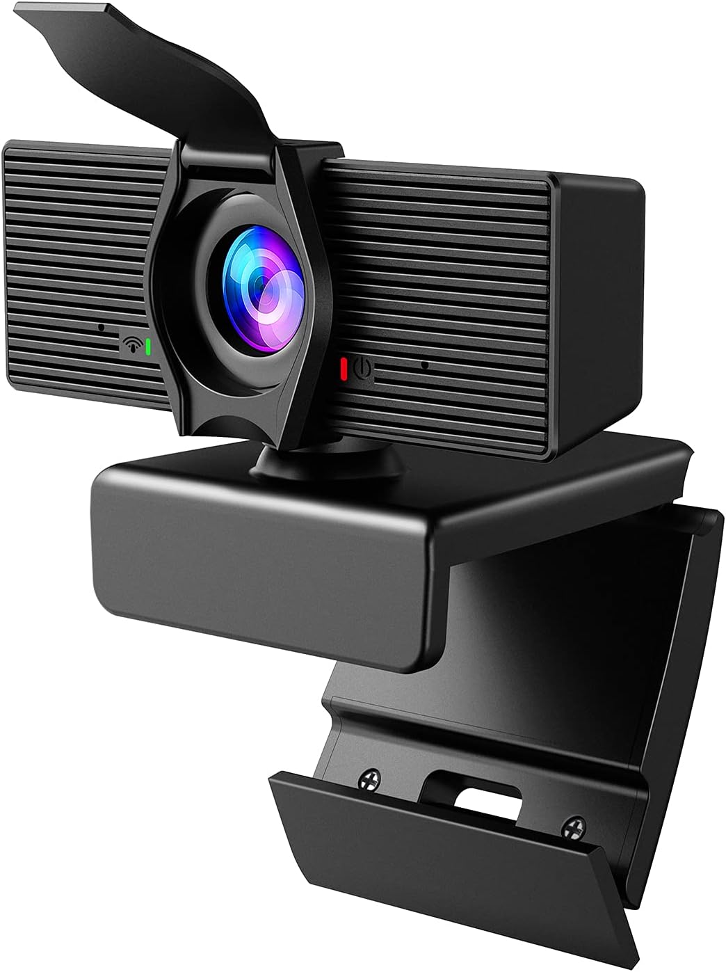 LITEPRO 1080P Webcam with Microphone & Privacy Cover, HD Web Computer Camera, USB Plug and Play Laptop PC Desktop