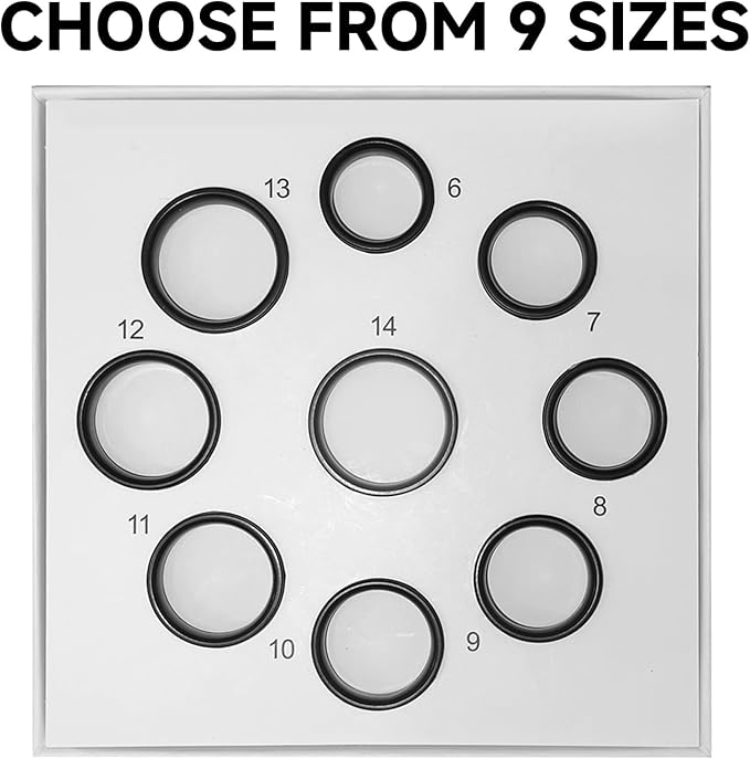 MUMU Smart Ring Sizing Kit for Women Men,Fitness Tracker Ring Sizer for Sport Monitoring,Choose Sizes 6 to 14,No Subscription Fee,IP68 Waterproof Smart Ring Size Kit(Only Ring Sizer Measuring Tool 2)