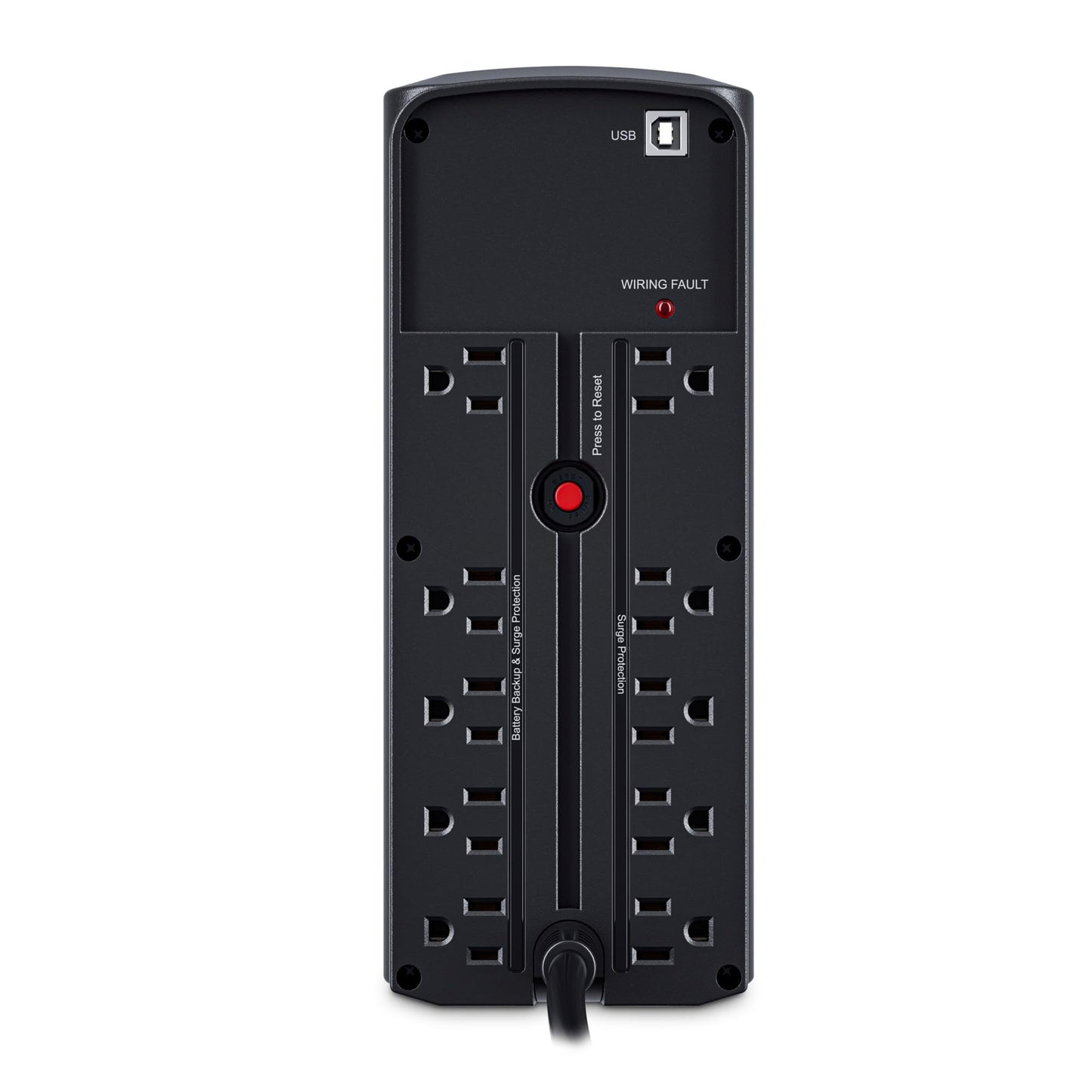 CyberPower CP1500GAVR Line‑Interactive UPS Battery Backup, 1500VA/900W, AVR, 10 Outlets, LCD Display, Mini-Tower, UL Certified