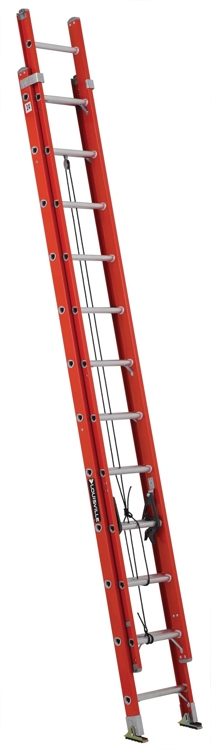 Louisville Ladder 24-foot Fiberglass Extension Ladder, 300-Pound Load Capacity, Type IA, FE3224