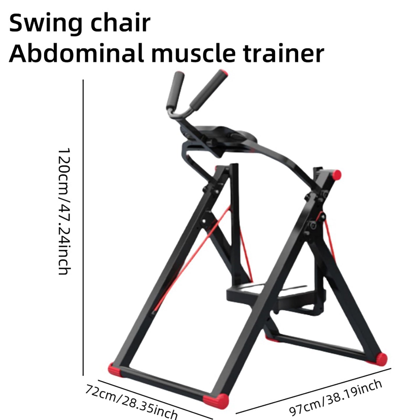 Vicamy Silent Ab Machine, No-Track Ab Workout Equipment for Home Gym, Adjustable Resistance Ab Trainer Machine for Adults,Rotatable Full Body Training for Waist Twister