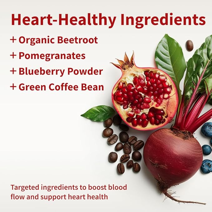 Snap Supplements Beet Root Gummies, Nitric Oxide Supplement with Organic Beets, Vitamins, Pomegranate and Antioxidants for Energy, Circulation Support, 60 Sugar Free Gummies, Peach