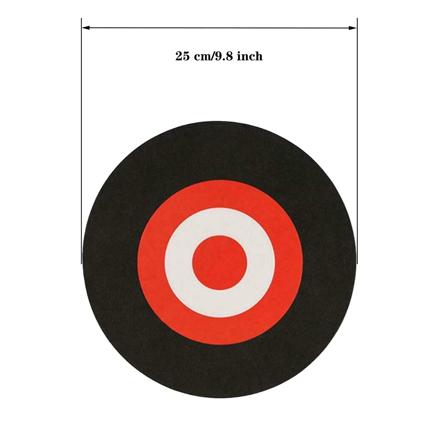 KURUGEILI 25 * 3cm EVA Foam Archery Target 9 inch Round Archery Moving Targets for Backyard,Shooting Practice Board Indoor, Outdoor Sports Hunting