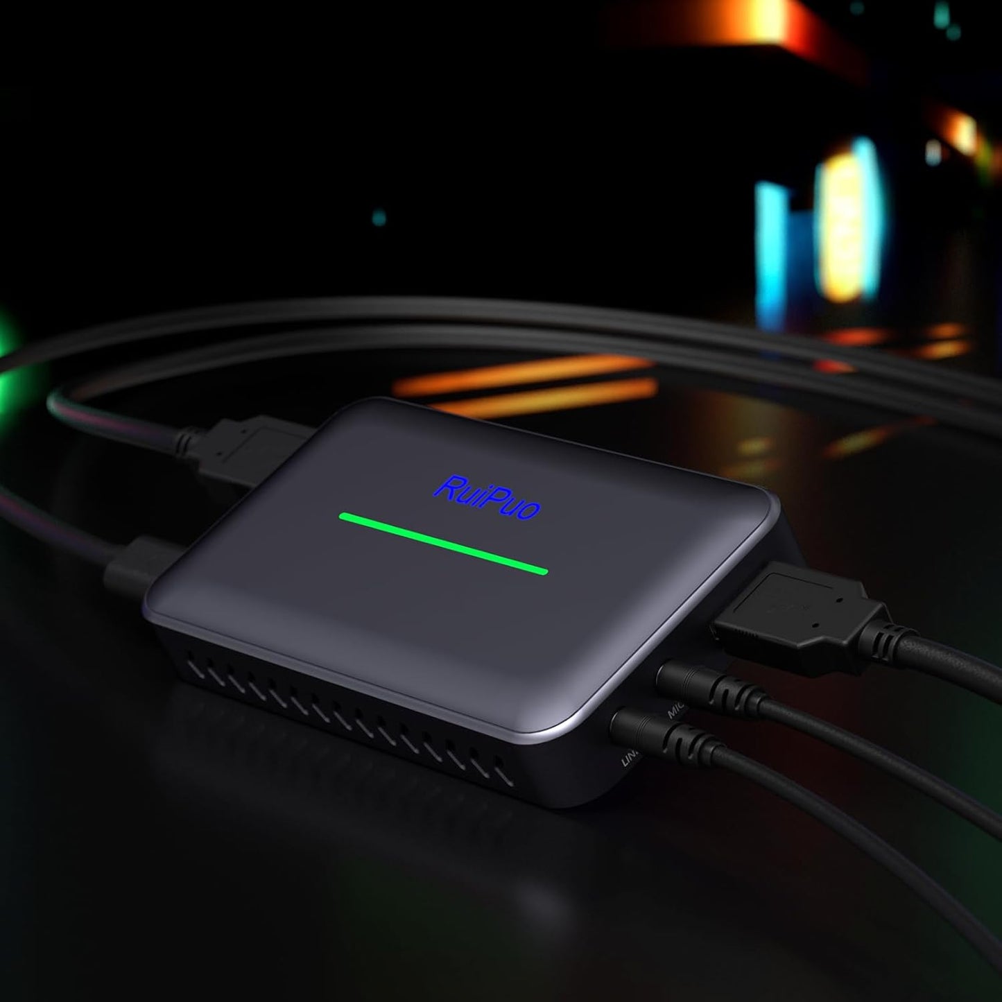 RuiPuo 4K 60HZ 1080P/60Hz 3.0 7/8/8.1/10/11, Video Capture Card, Single HDMI Input Video Capture Card HDMI to USB Audio