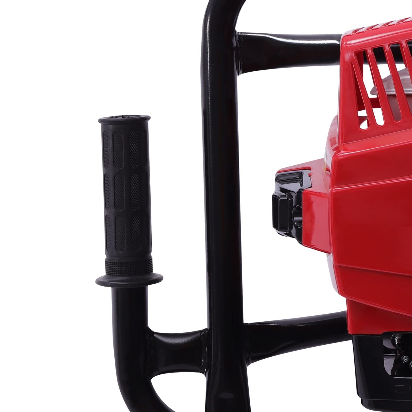 MRFIOJYDR Auger Post Hole Digger, Gas Powered Earth Post Hole Digger Post Holes Earth Digger Petrol Drill Borer Bulb Planting Drill Fence Hole Maker Machine (63CC 3HP 2.2KW Single Leaf)