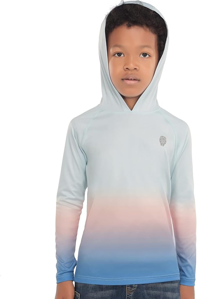 Hoodies for Boys Outdoor Recreation Shirts - Youth Athletic Tops Sun Protection UPF 50+