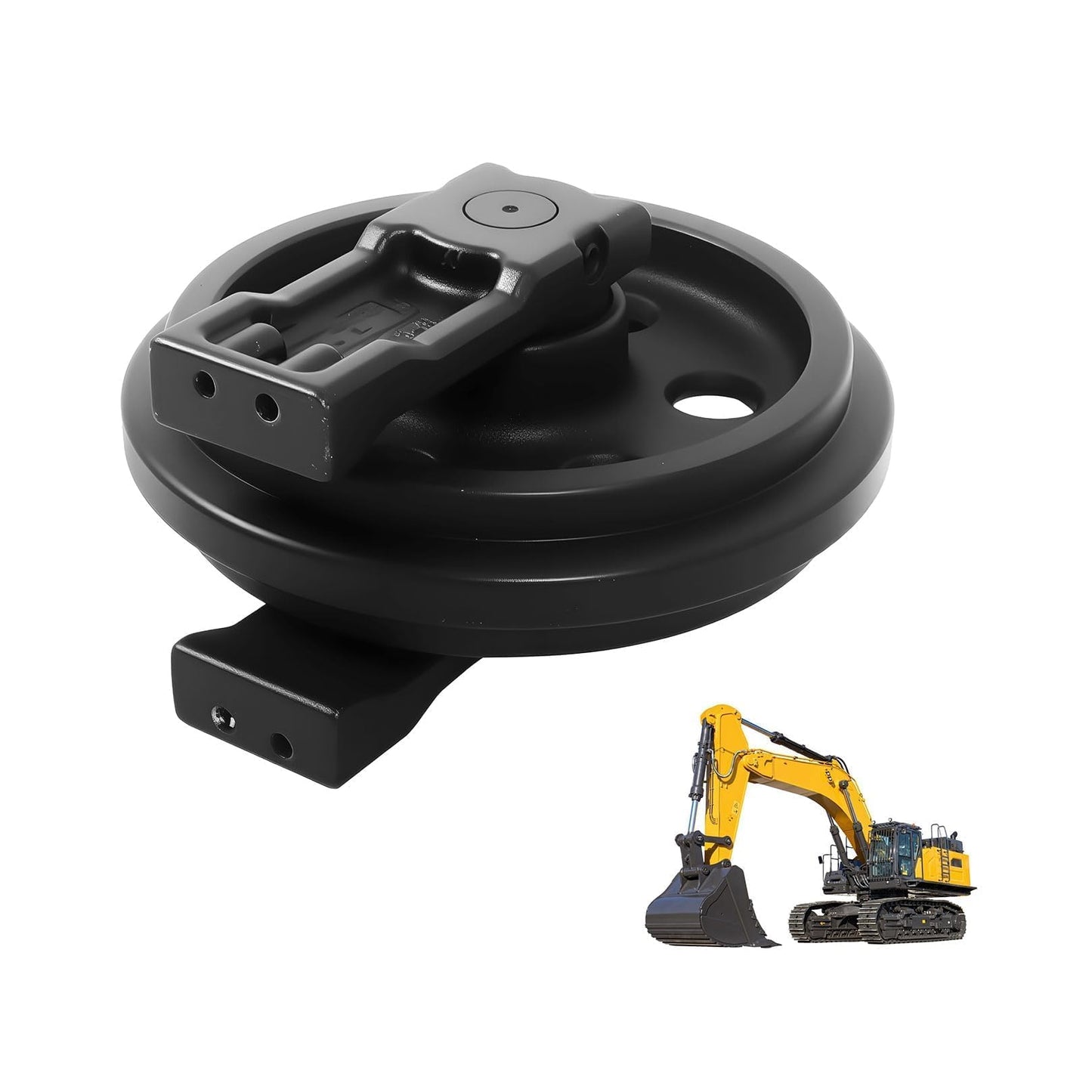 Jecoupoon RC348-21304 Front Idler Pulley Compatible with KX71-3 U25 U25S U27-4 Mini Excavator Replace RC348-21302