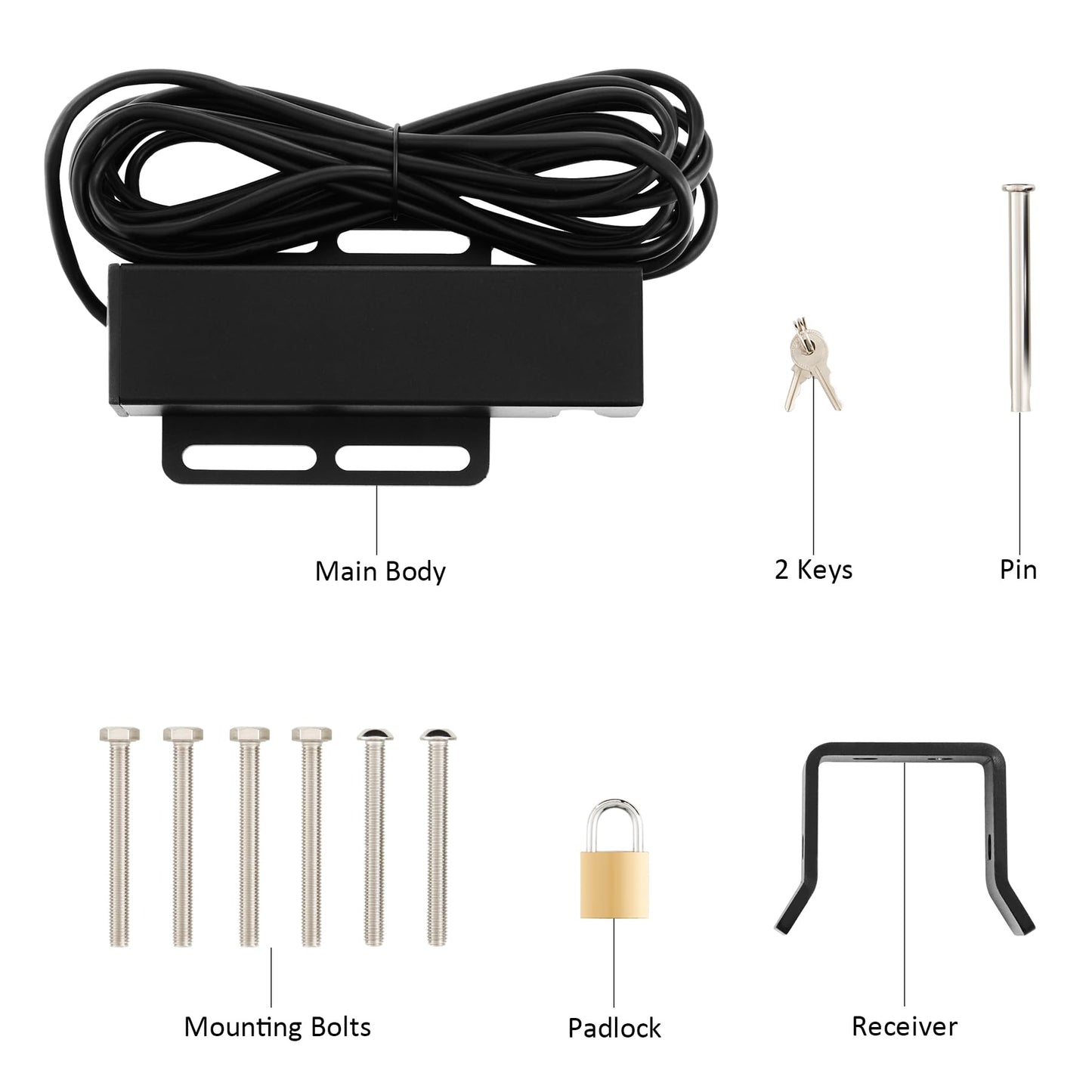 CO-Z Automatic Electric Gate Lock for Single Double Swing Gate Opener, Universal 24VDC Electromagnetic Gate Locks for Outdoor Fence, Electric Gate Latch Magnetic Gate Closer for Gate Operator System