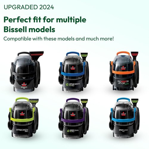 (Upgraded 2025) Flexible Replacement Assembly Lift-Off Hose for Various Bissell Carpet Cleaners - Fits Models 2505, 3624, 2458, 2891, 3194, and 1565