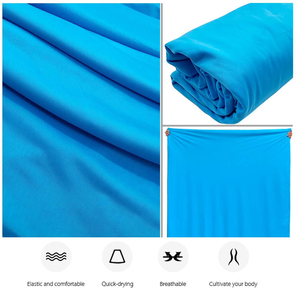 Aerial Silks Deluxe Equipment Set for Aerial Yoga, Aerial Yoga Hammock, Aerial Acrobatic,Circus Arts, Aerial Dance(L:10m W:2.8m (Wine Red)