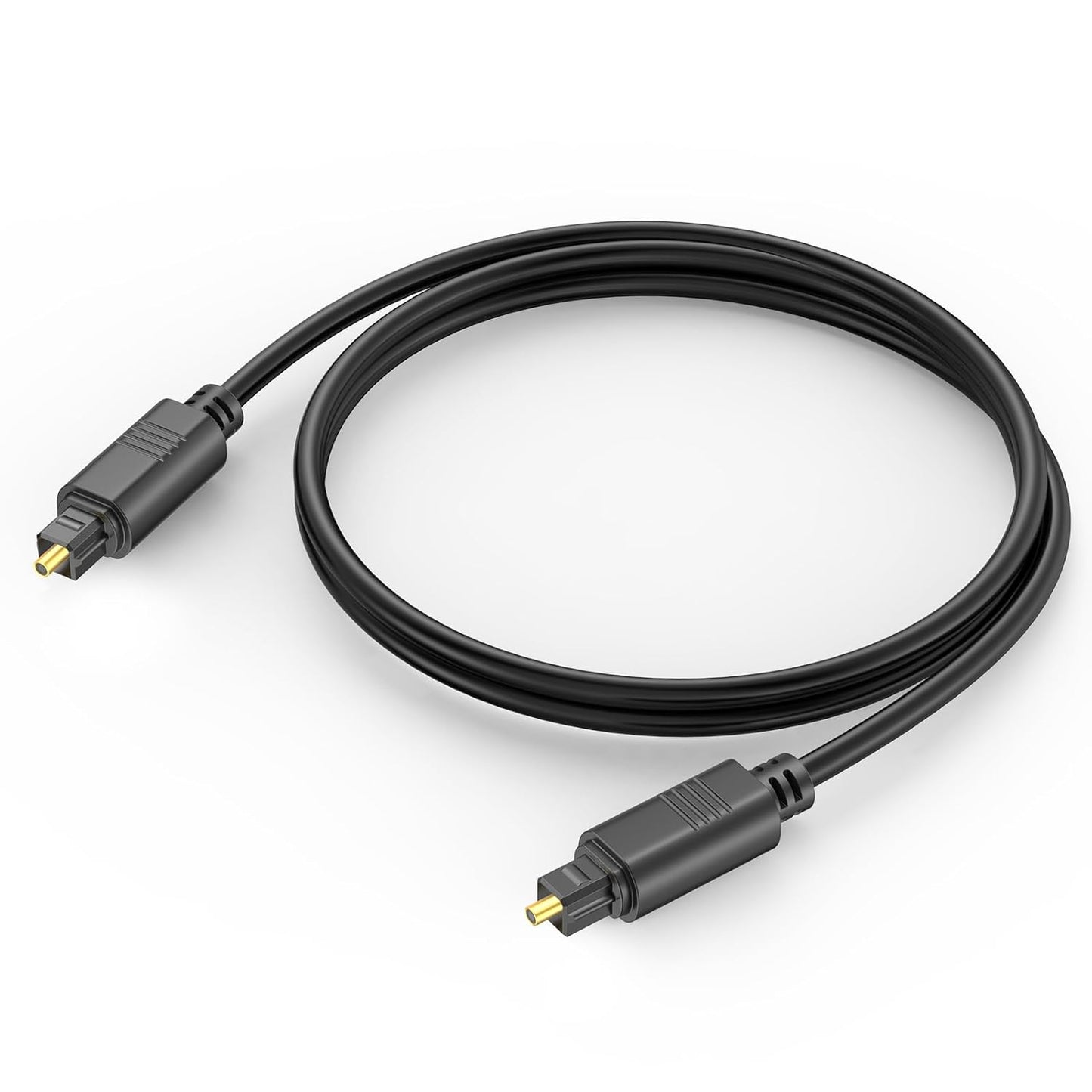 3 PS4 Digital Optical Audio Cable Feet, Spdif Fiber Optic Short Cord, Toslink for Soundbar TV Xbox Home Cinema