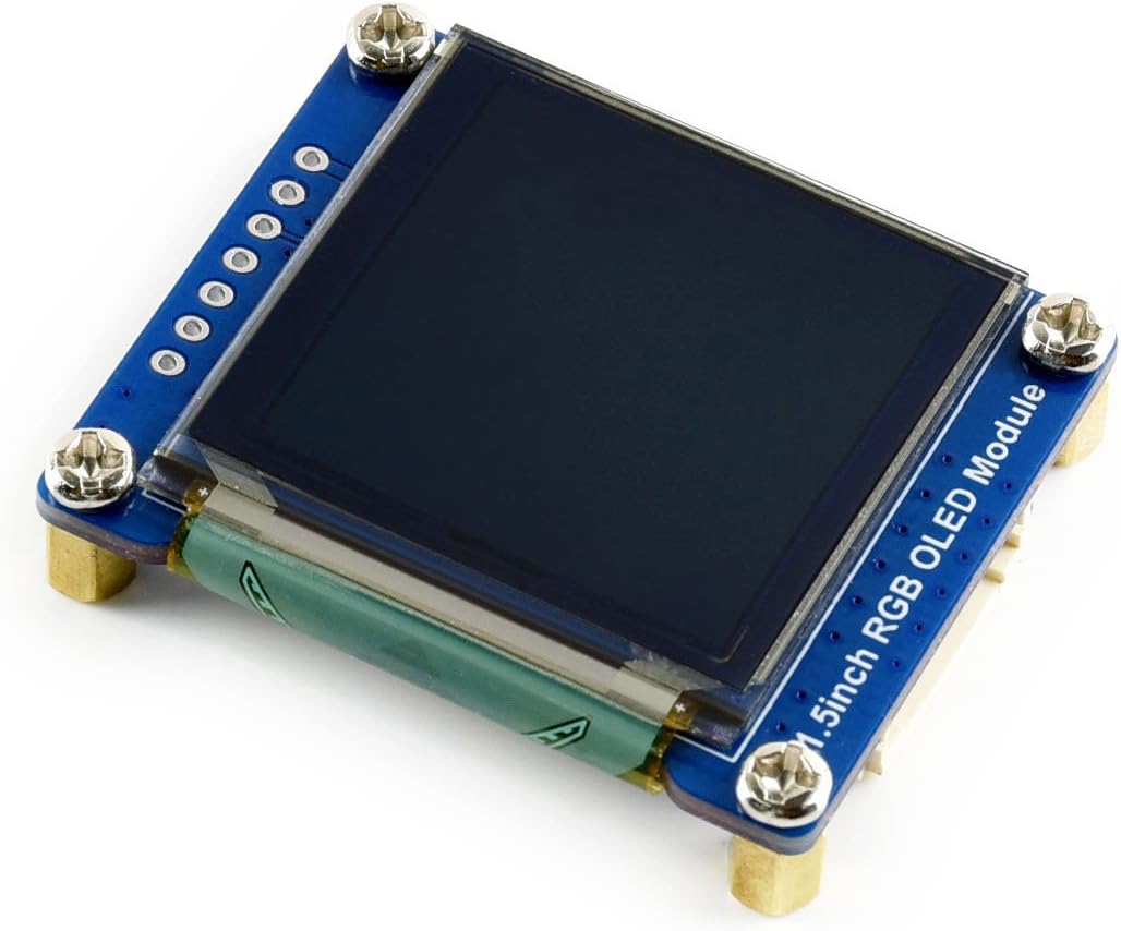 waveshare 1.5inch 128x128 65K STM32, RGB OLED Display Module, Resolution, RGB Colors, SPI Interface, Compatible