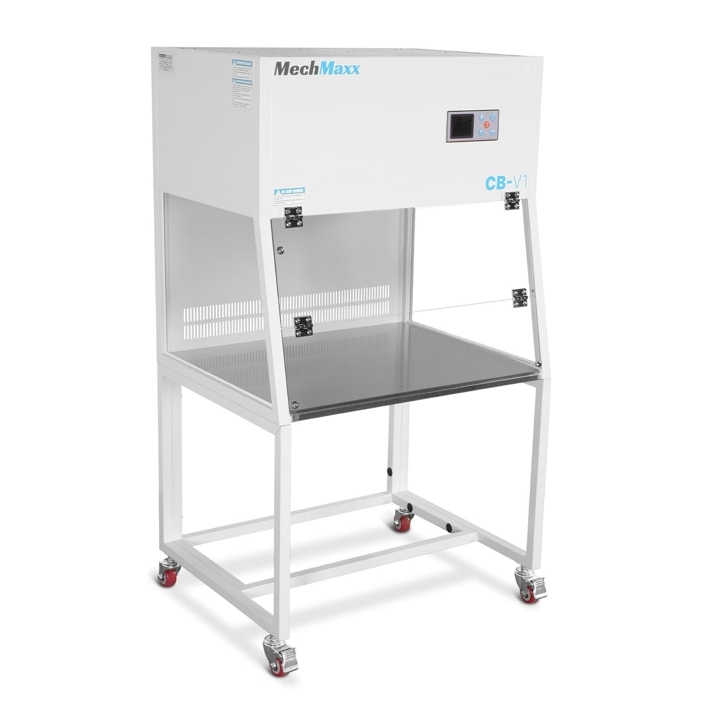MechMaxx 33.9″ Wide CB-V1 Vertical Laminar Flow Clean Bench with HEPA Filtration & UV Sterilization | ISO Class 5,CB-V1