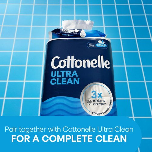 Cottonelle Ultra Clean Toilet Paper - 4 Mega Rolls (16 Regular Rolls Equivalent) | Soft & Strong